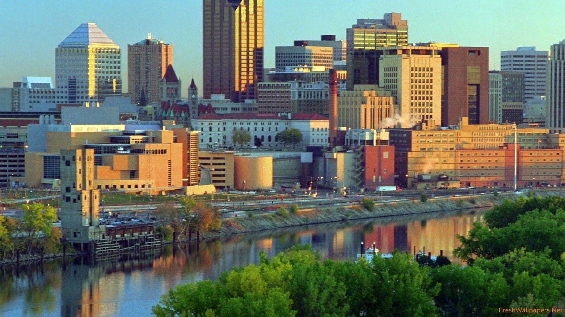 1920x1080 Mississippi River, St. Paul, Minnesota wallpaper, Desktop