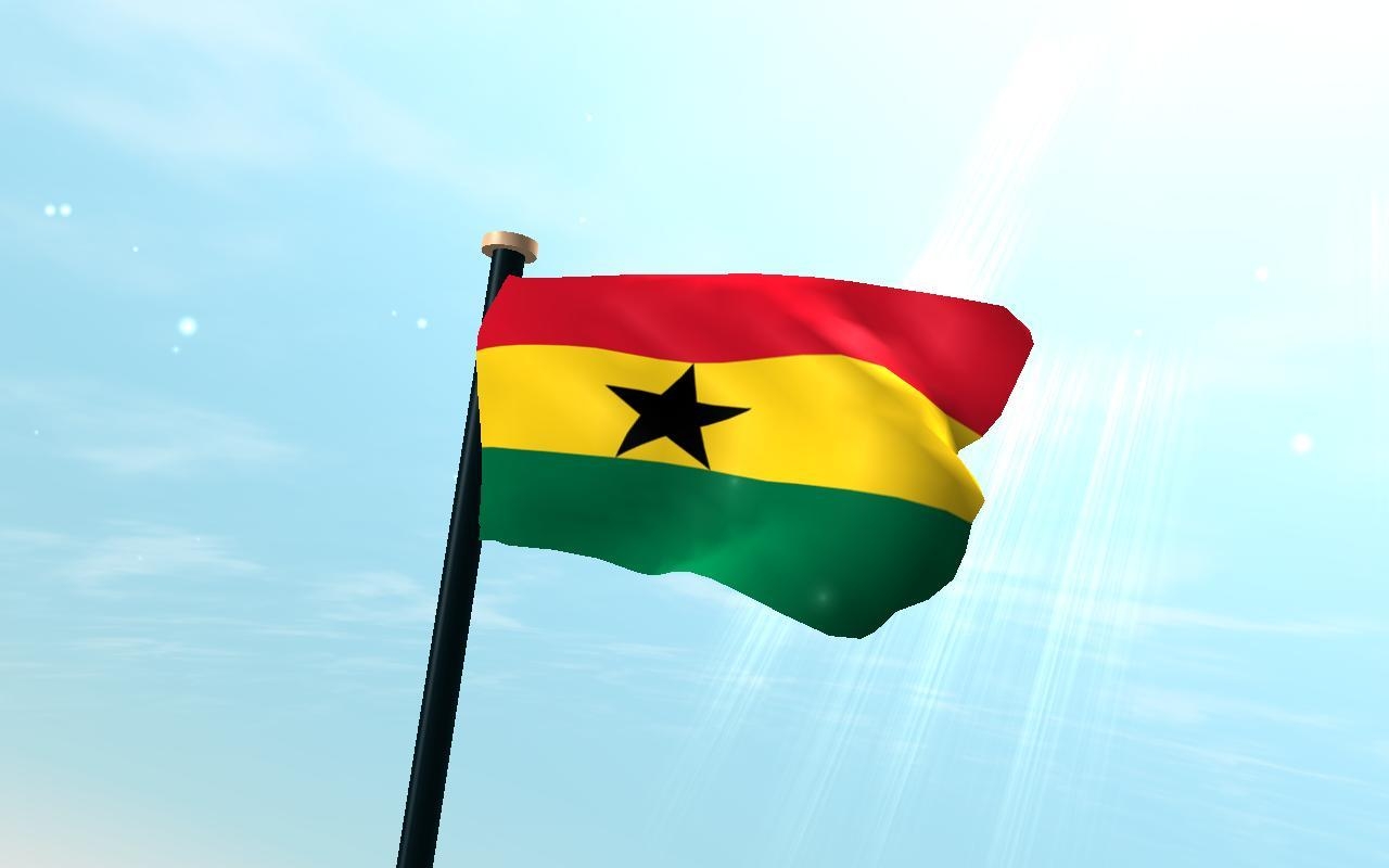 1280x800 Ghana Flag 3D Free Wallpaper for Android, Desktop