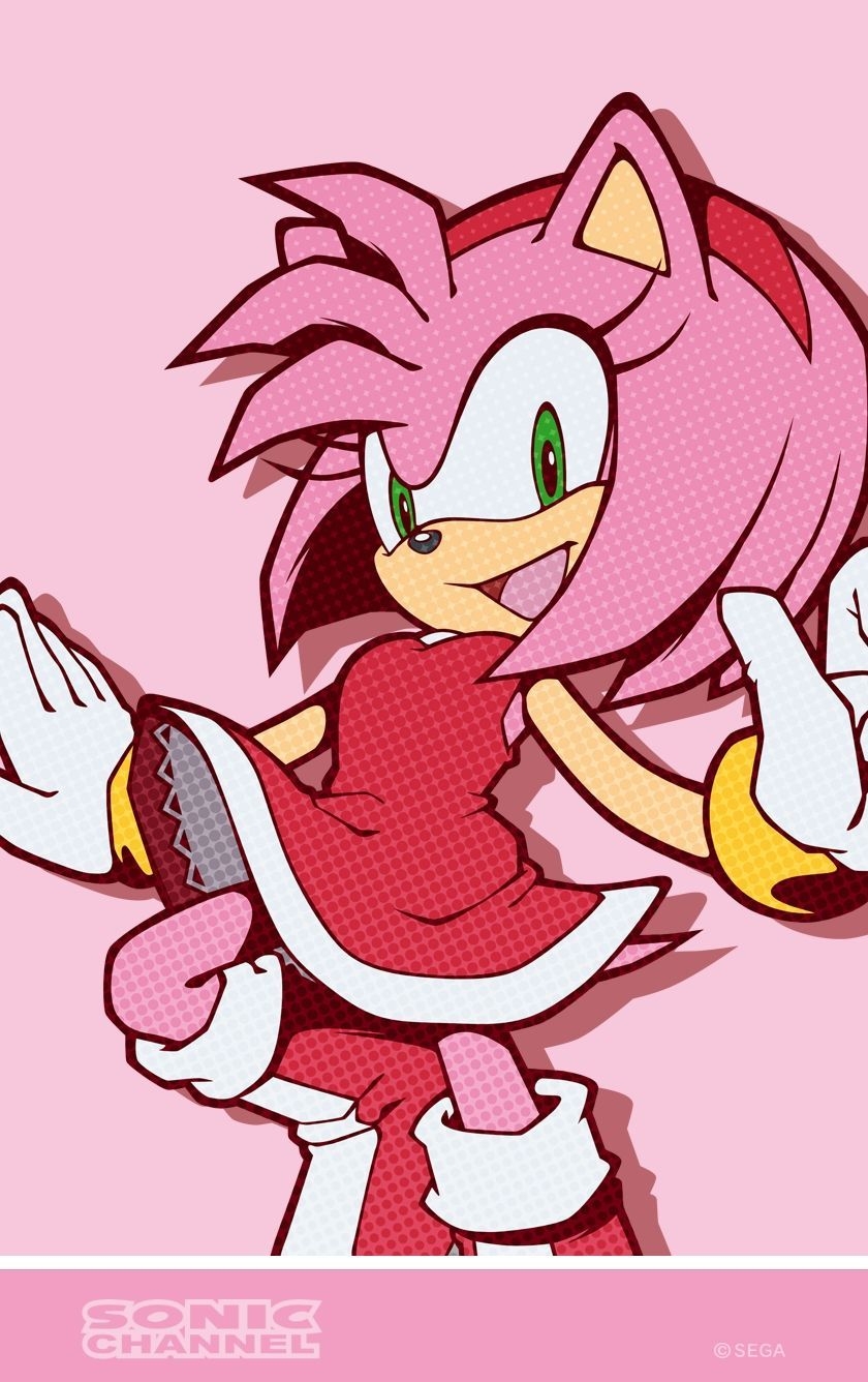 840x1340 Amy Rose Sonic Channel Gallery Sonic Scanf pertaining to, Phone