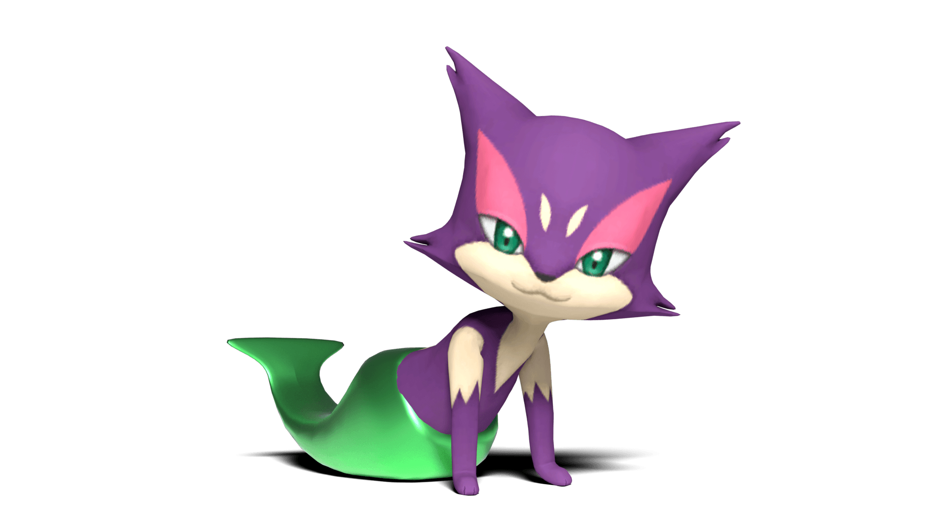 1920x1080 Mermaid Purrloin, Desktop