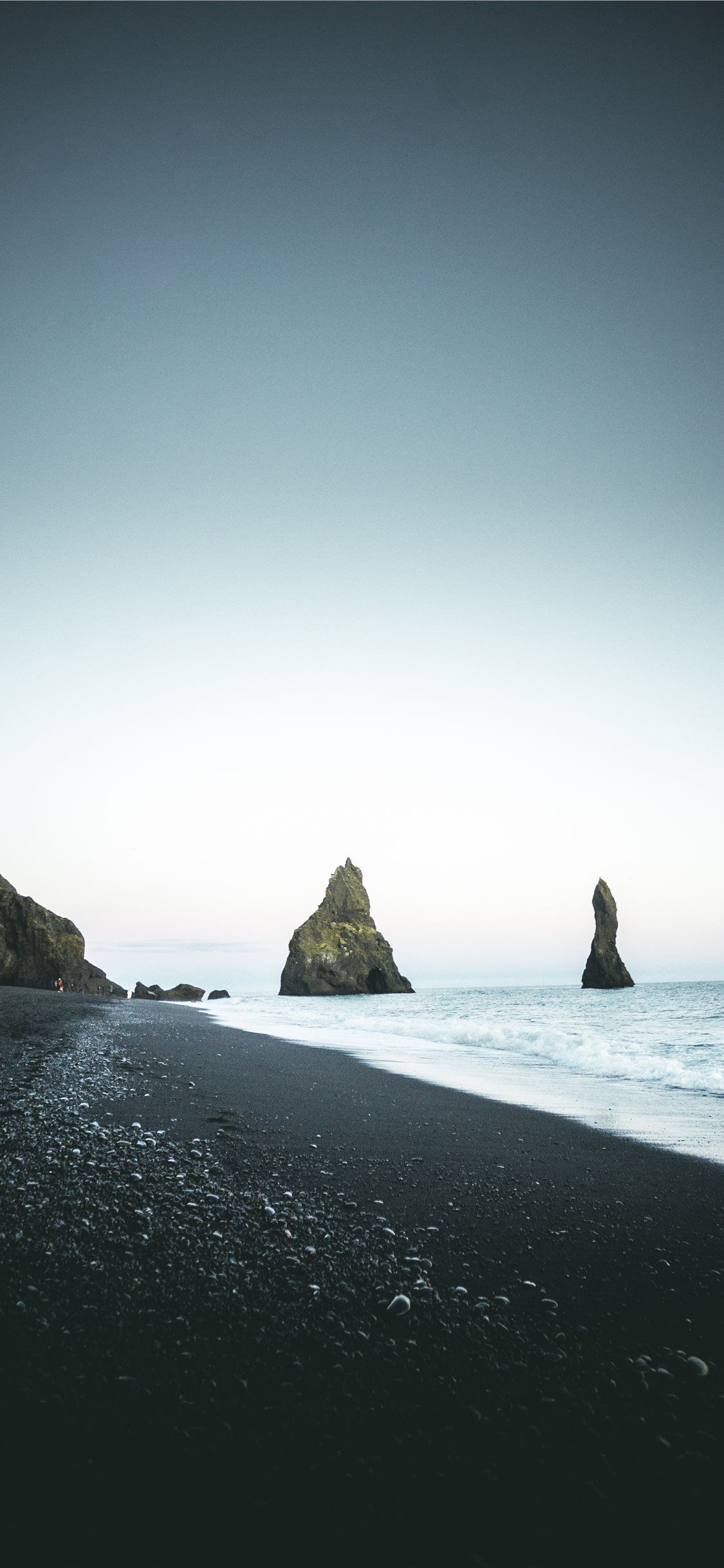 1130x2440 Vik Black Sand Shores, Vik, Iceland. Iceland wallpaper, Iceland photography landscapes, Beach sunset wallpaper, Phone