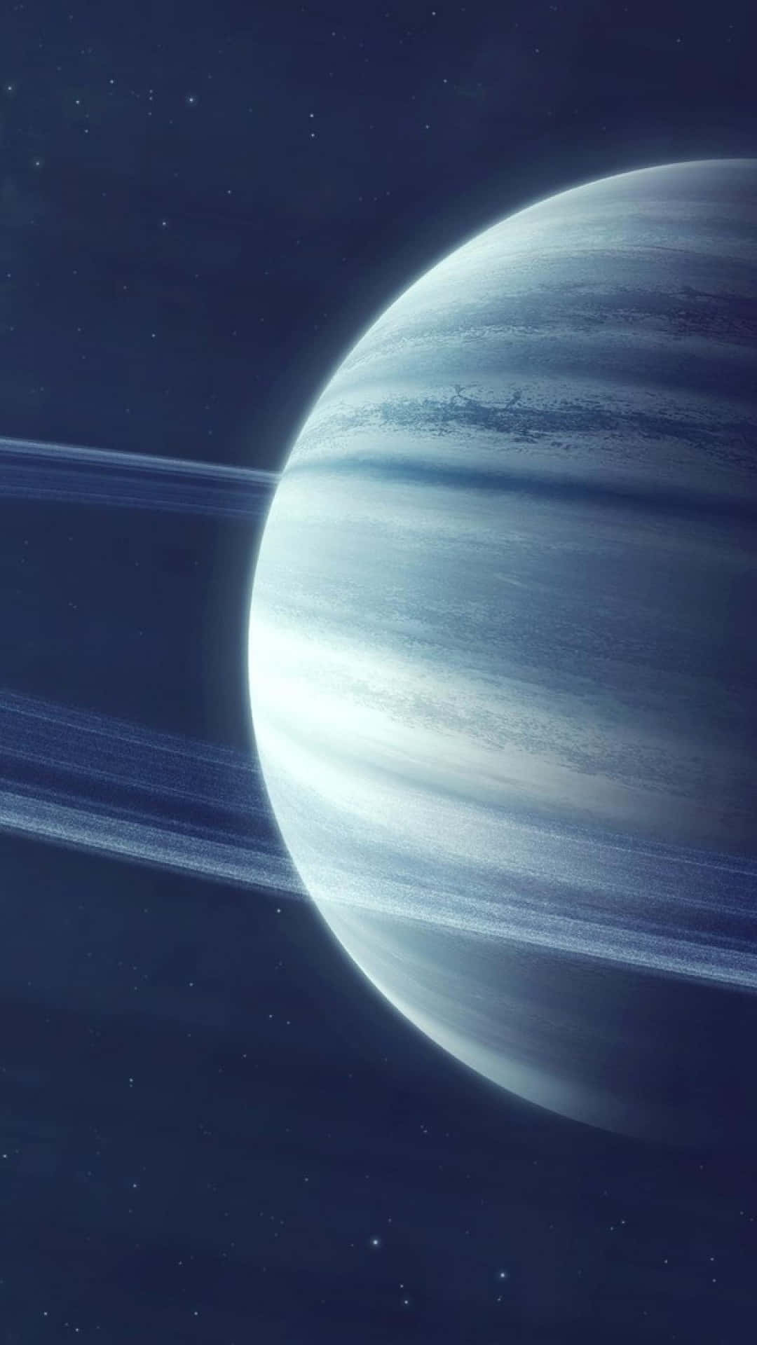 1080x1920 Download Majestic Saturn in Outer Space, Phone