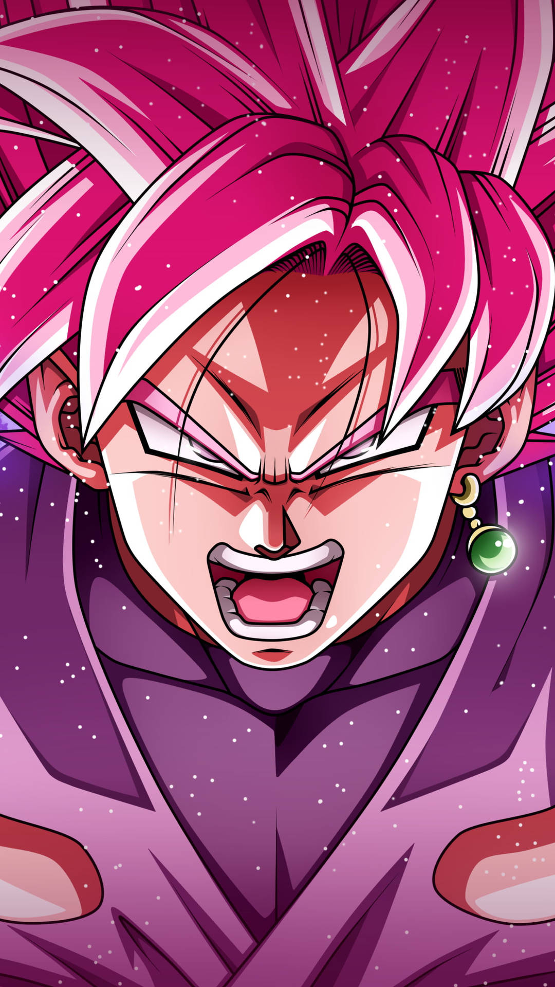 1080x1920 Download Black Goku Rose 4k Releasing Energy Wallpaper, Phone