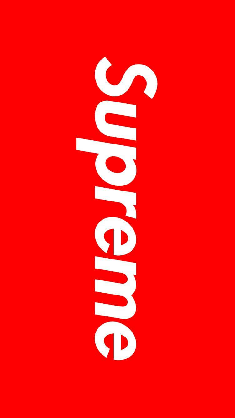 750x1340 Download Iconic Red And White Supreme iPhone Wallpaper, Phone