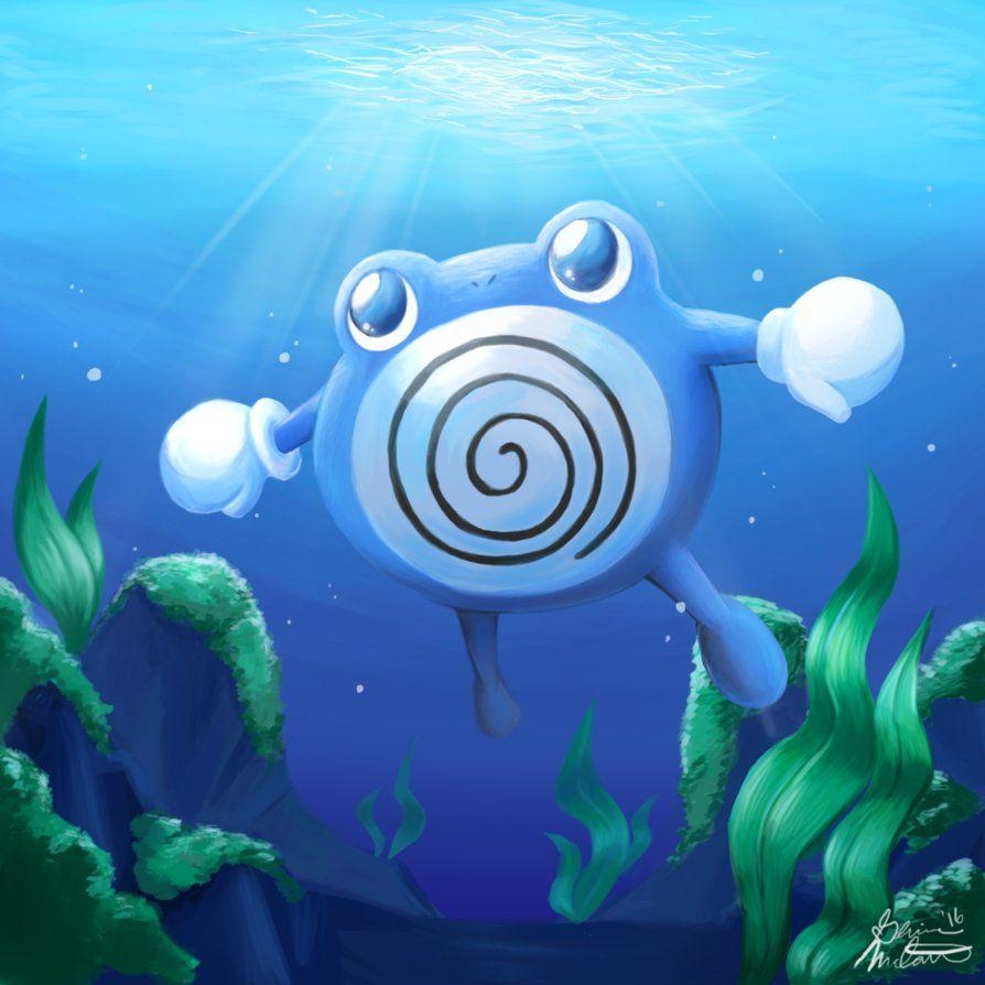 900x900 Poliwhirl Underwater Adeventure, Phone