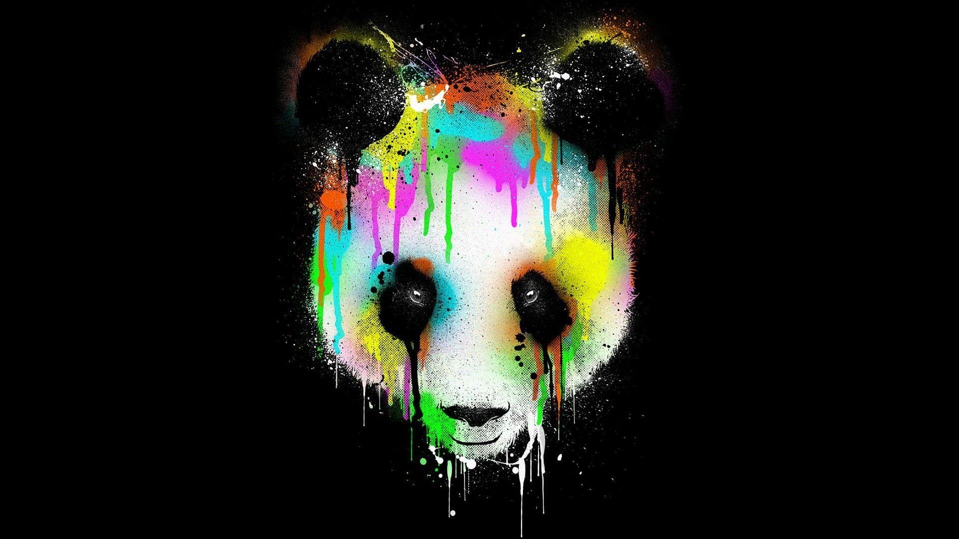 1920x1080 Abstract Panda Background Wallpaper 19674, Desktop