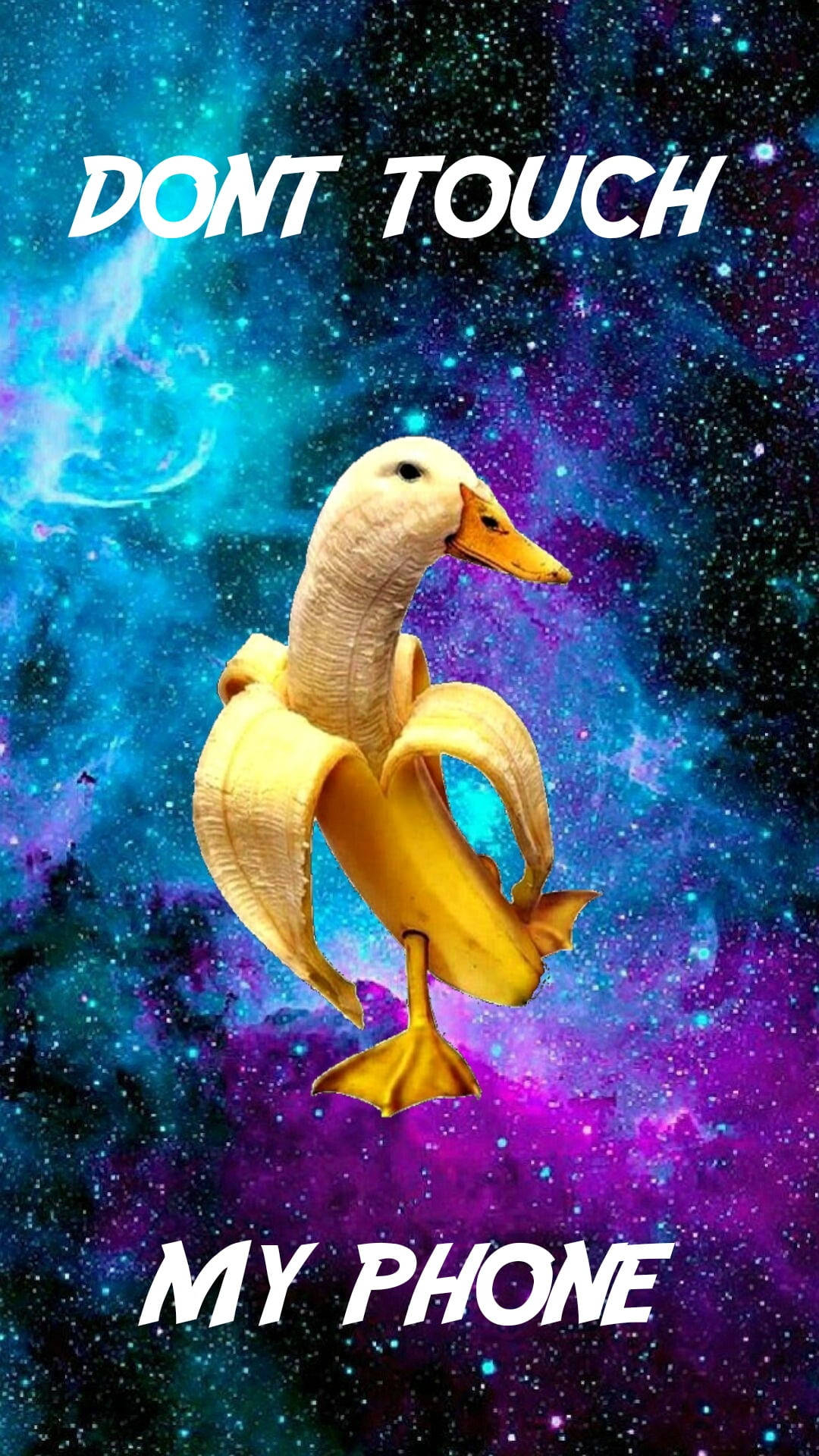 1080x1920 Download Banana Duck Funny Get Off My, Phone