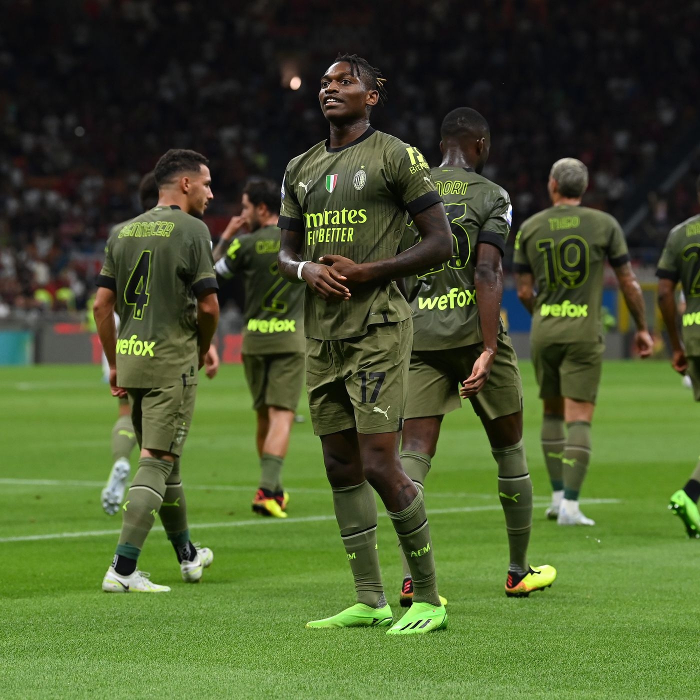 1400x1400 AC Milan Back To Firing With 2 0 Win Over Bologna As Rafael Leao Returns AC Milan Offside, Phone