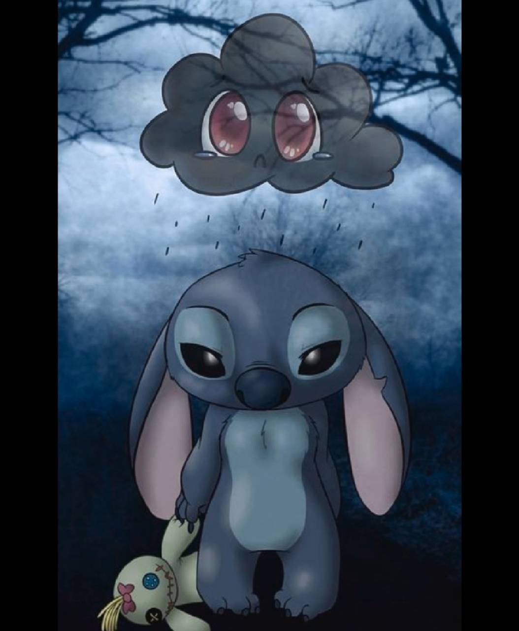 1060x1280 Sad stitch wallpaper, Phone