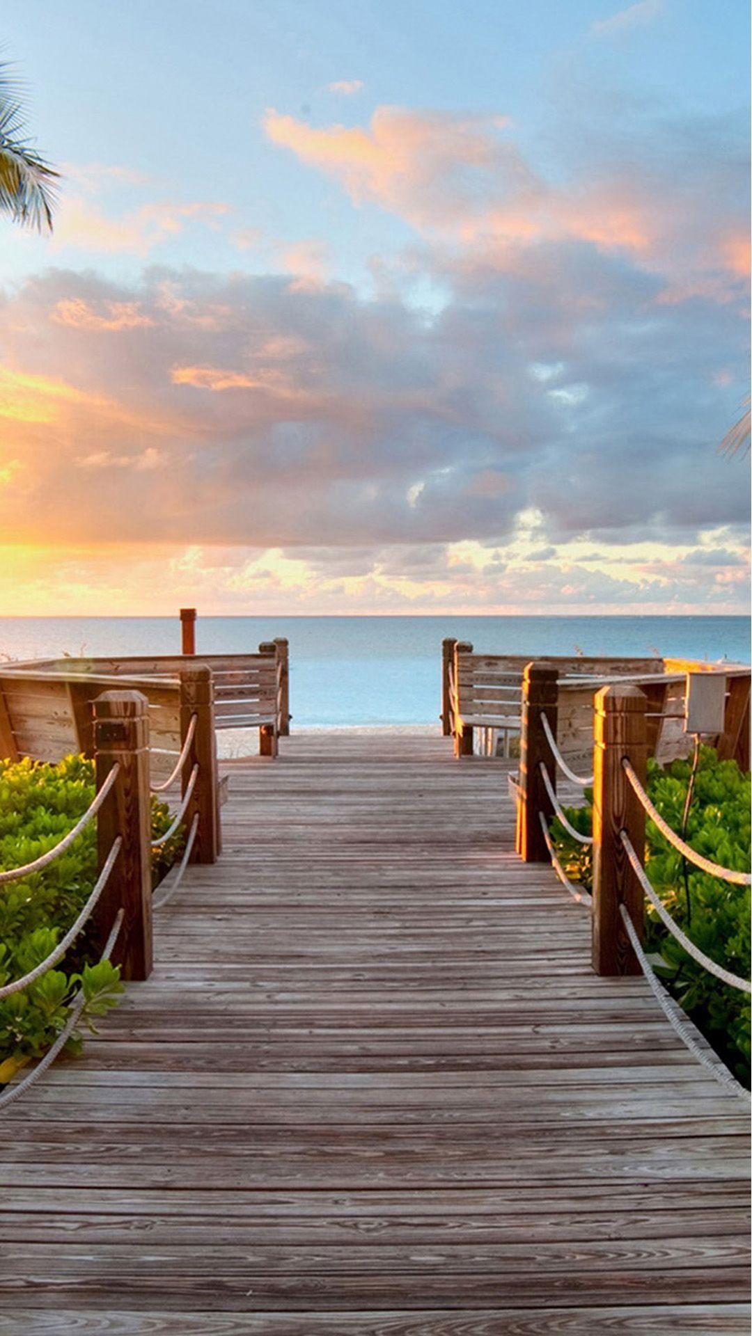 1080x1920 Nature Sunny Bright Skyscape Wooden Bridge iPhone 6 Wallpaper Download. iPhone Wallpaper, iPad w. Nature photography, Landscape wallpaper, Landscape photography, Phone