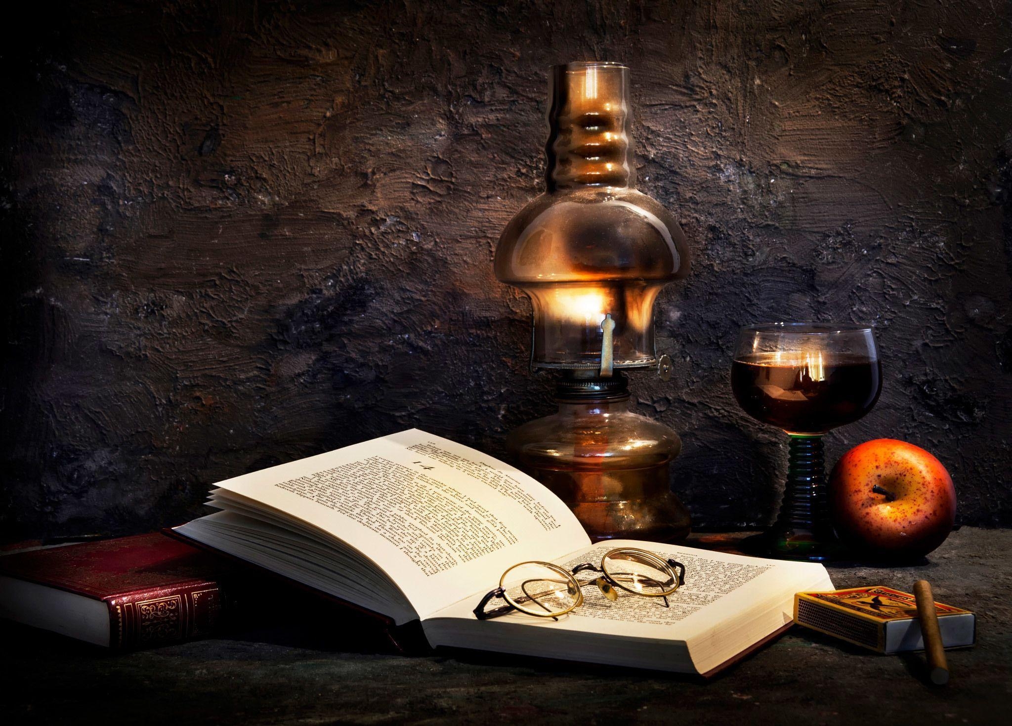 2050x1470 Still Life Old Book Retro Style Wallpaper, Desktop