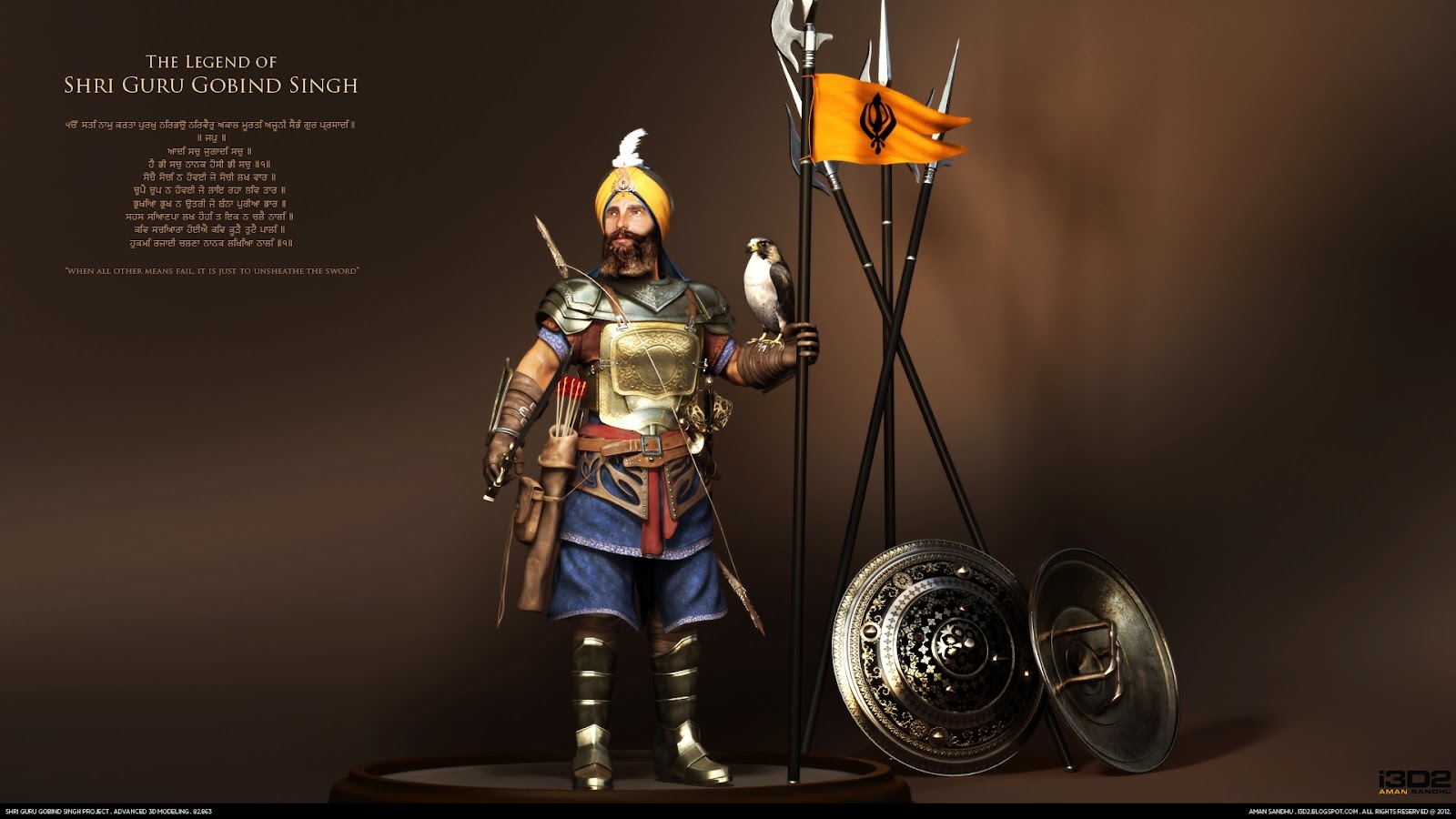 1600x900 Sikh Warrior Wallpaper, Desktop