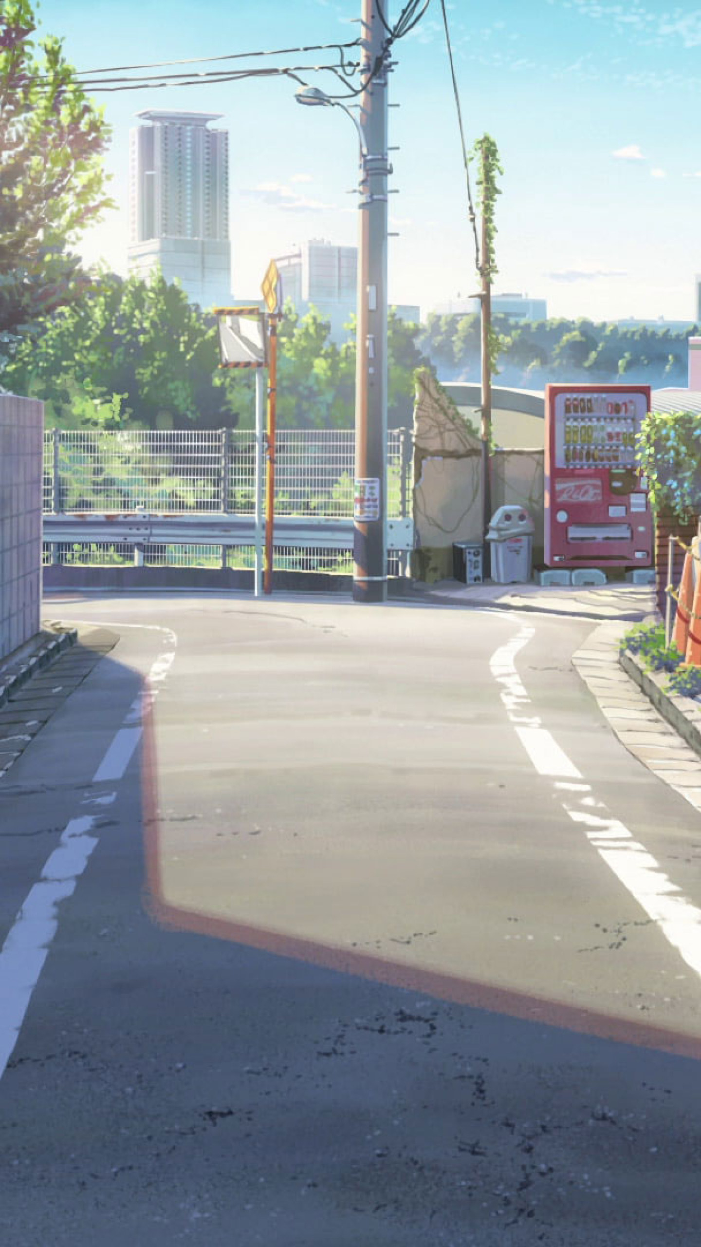 1440x2560 Wallpaper Kimi No Na Wa, Anime Streets, Scenic, City, Build • Wallpaper For You, Phone