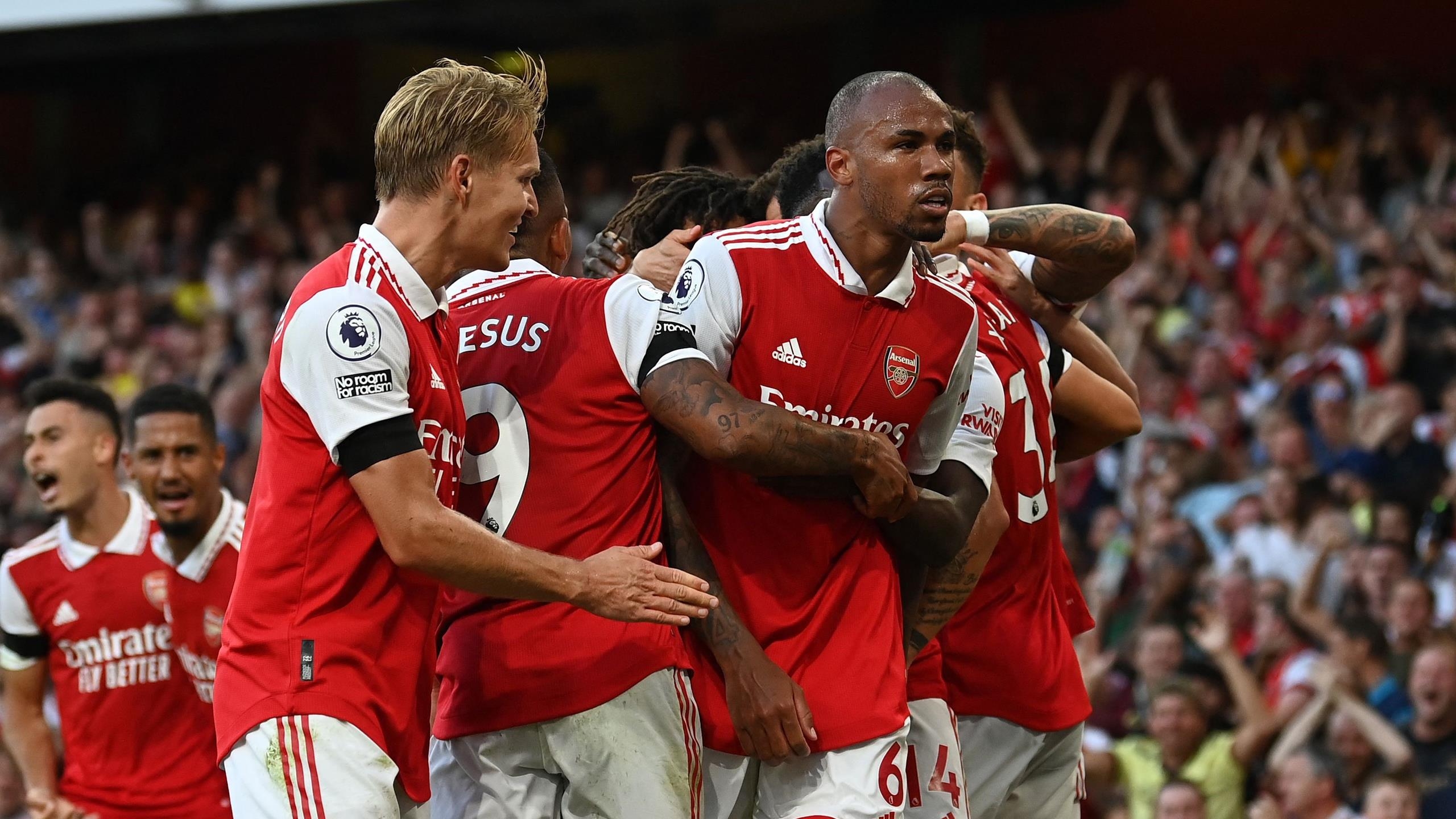 2560x1440 Arsenal 2 1 Fulham: Gabriel Makes Up For Error To Score Winning Goal As Gunners Make It Four Wins From Four, Desktop