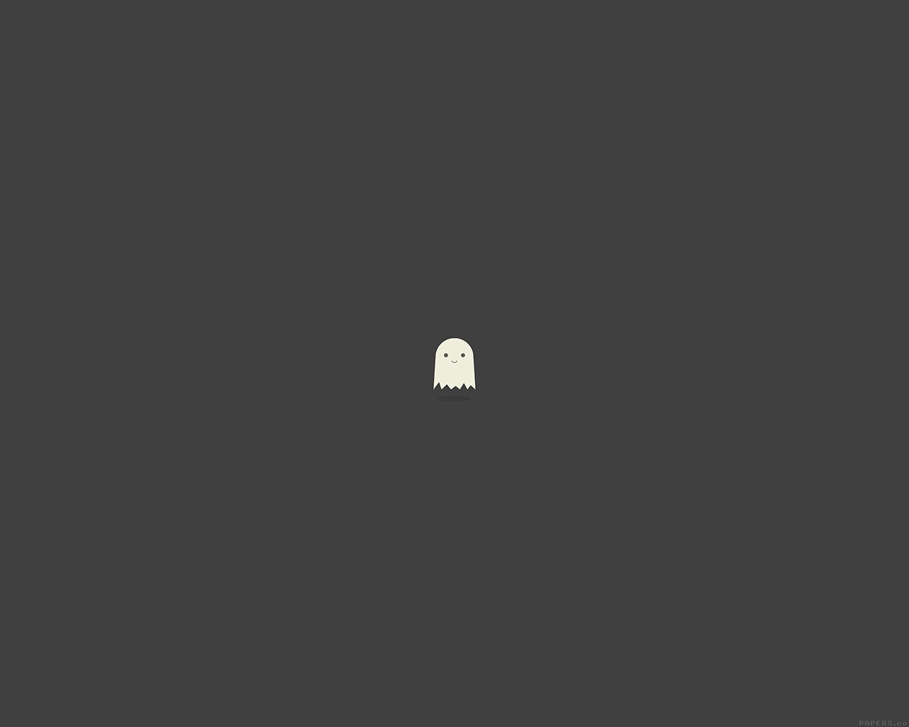 1280x1030 Cute Ghost Art Illust Minimal Simple, Desktop