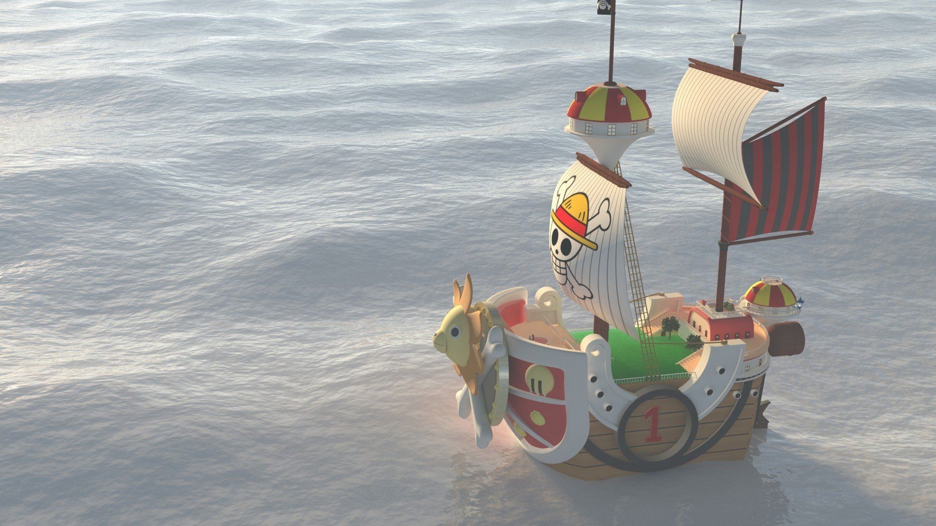 1920x1080 One Piece, Thousand Sunny HD Wallpaper / Desktop and Mobile Image & Photo, Desktop