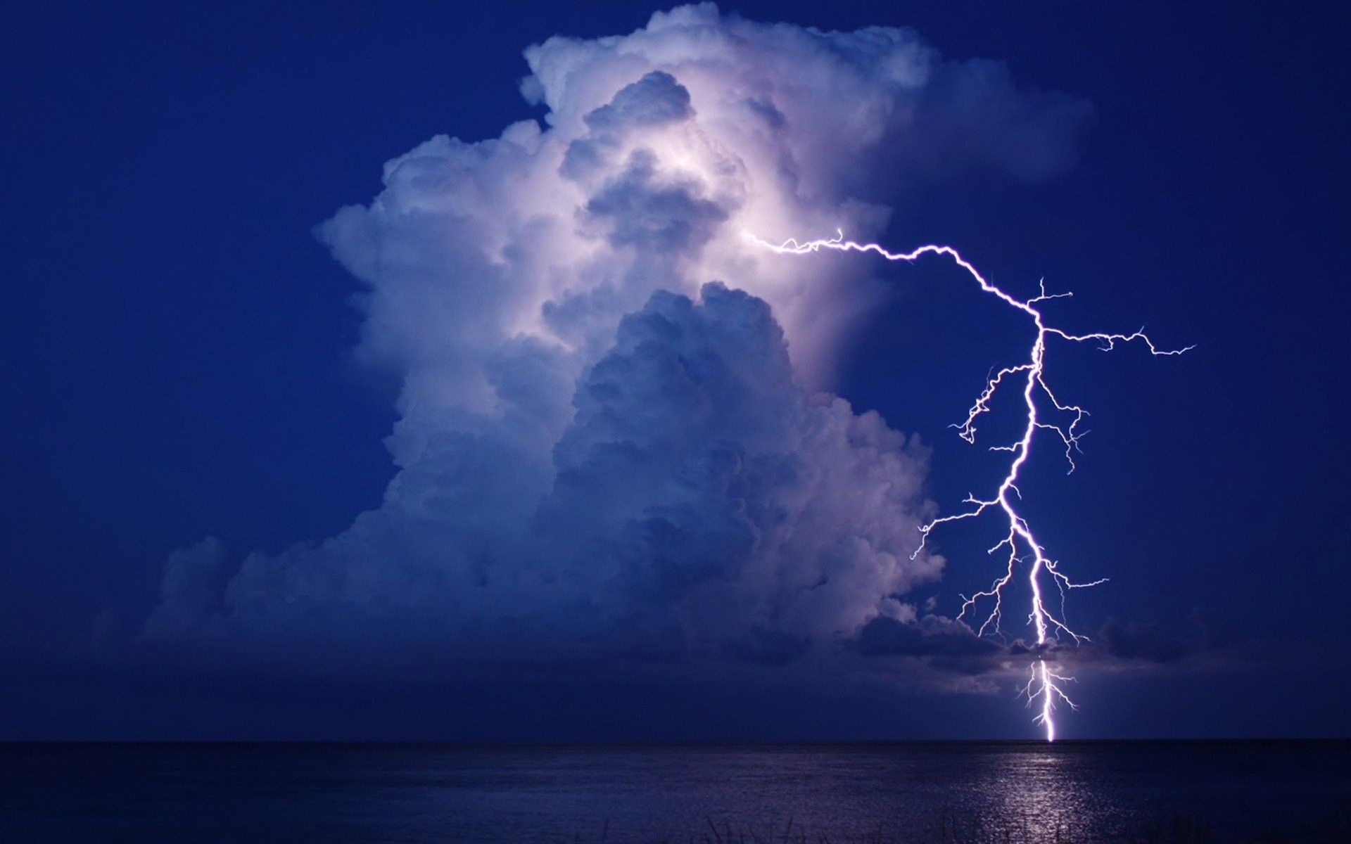 1920x1200 Free download Blue Lightning Wallpaper - [], Desktop