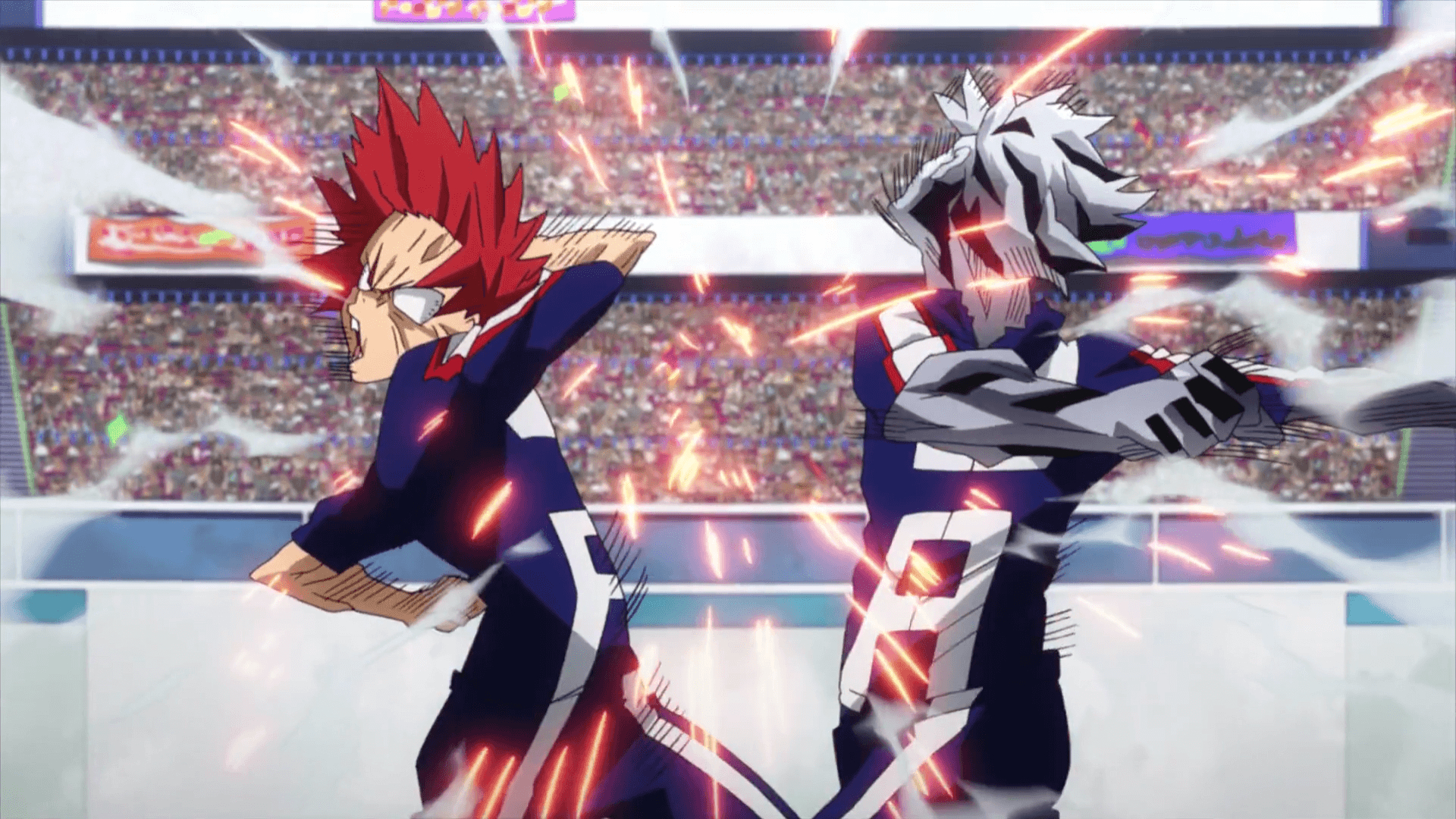 1920x1080 Eijiro Kirishima vs. Tetsutetsu Tetsutetsu. Boku no Hero Academia, Desktop