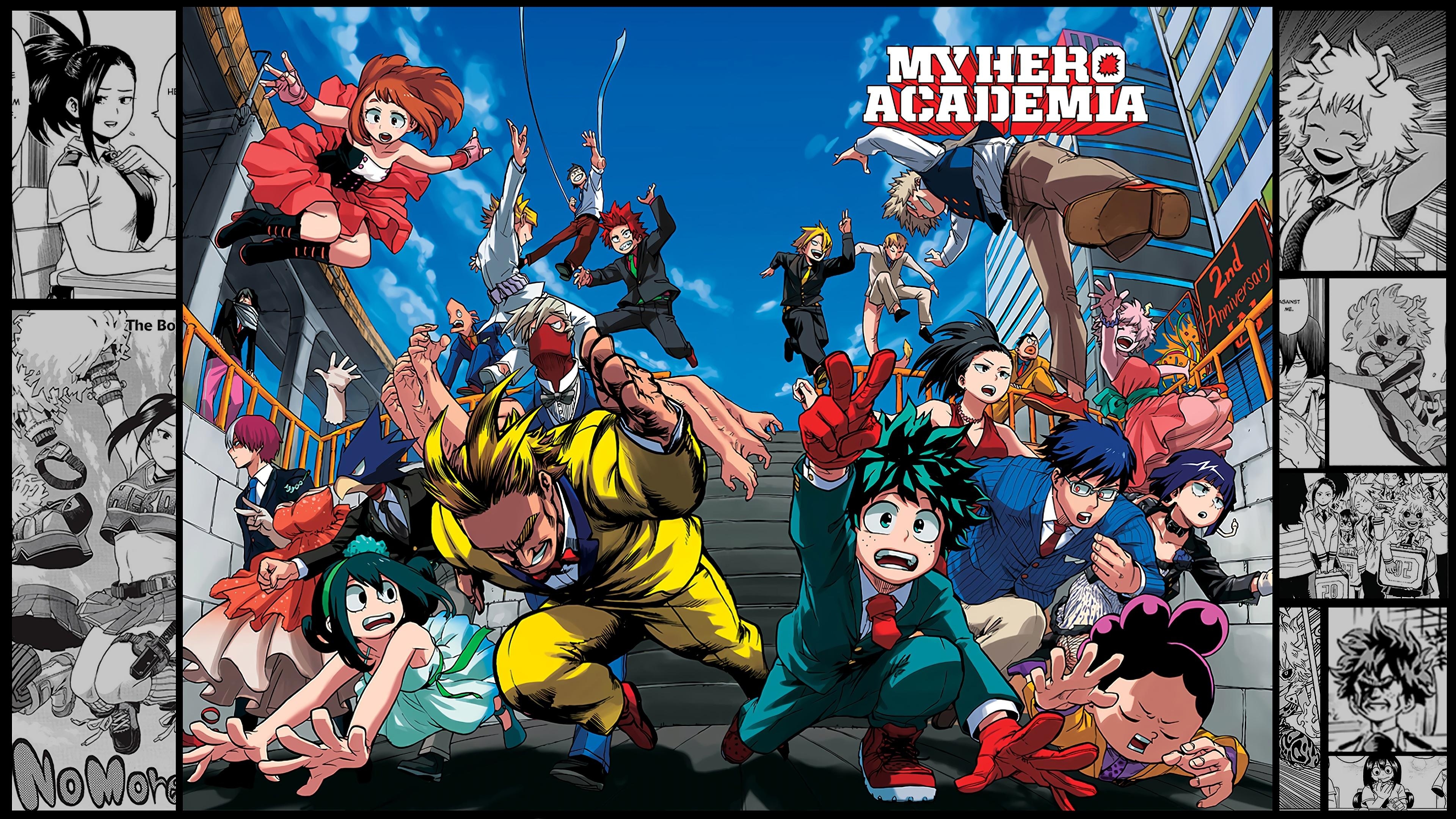 3840x2160 My Hero Academia Characters Cover Anime Wallpaper 4k Ultra, Desktop