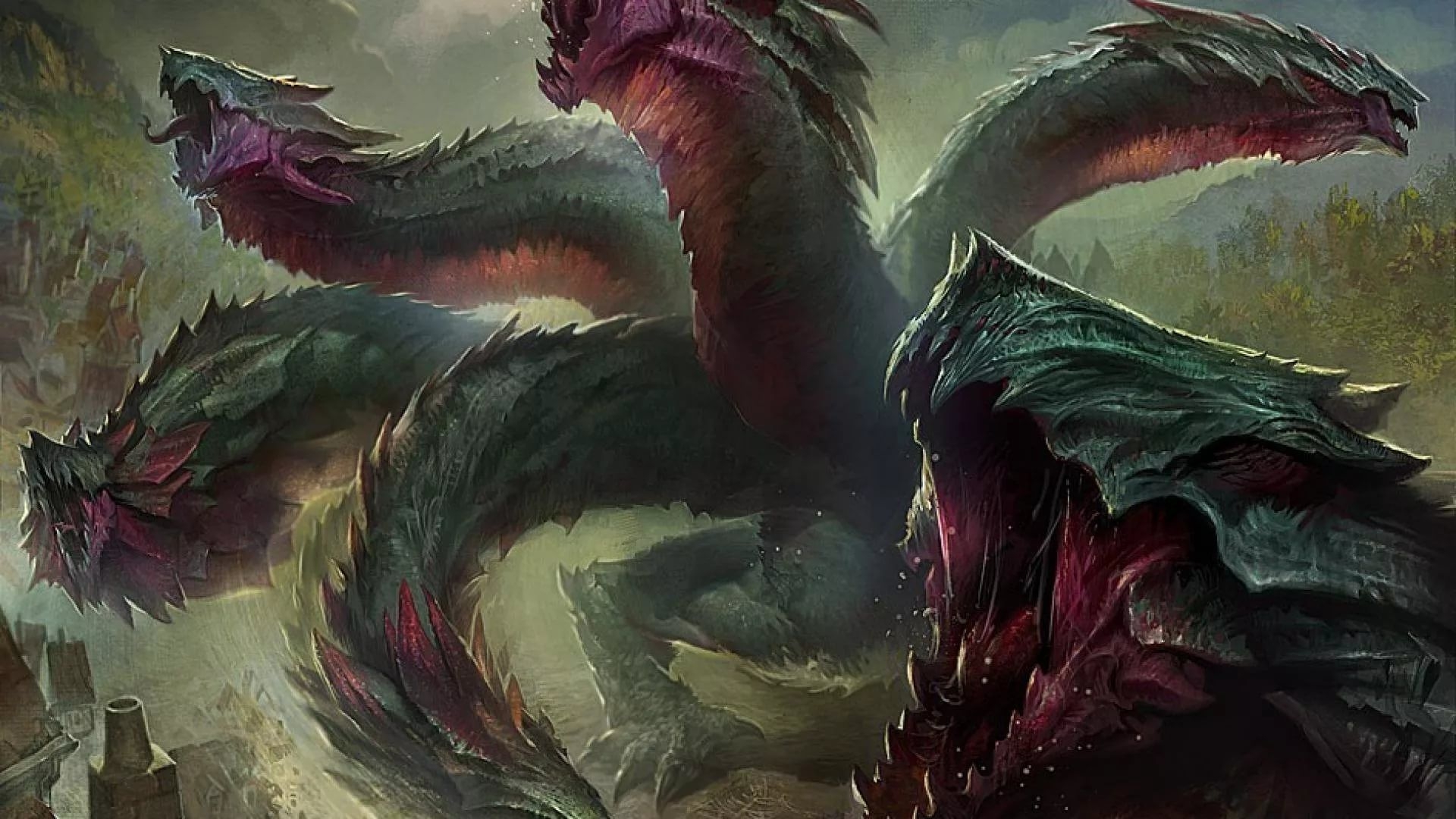 1920x1080 Hydra Dragon HD Wallpaper, Desktop