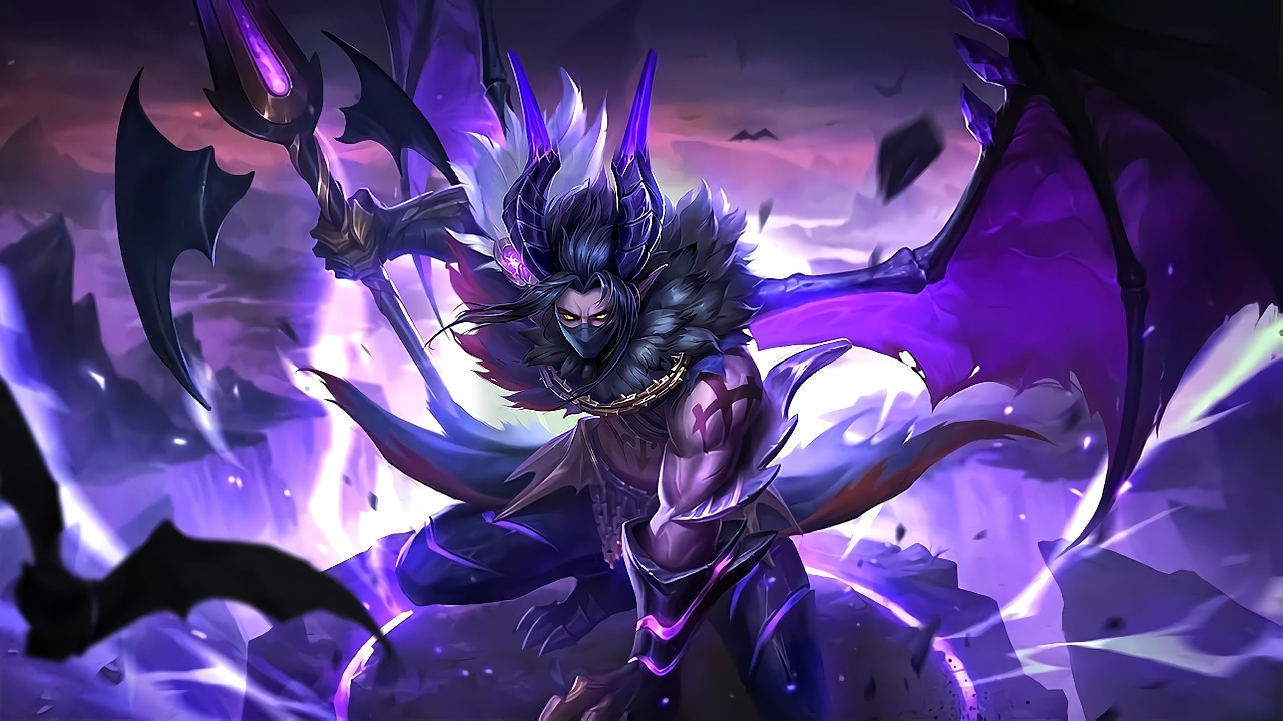 2560x1440 Moskov, Twilight Dragon, Skin, Mobile Legends, 4k, Mobile, Desktop