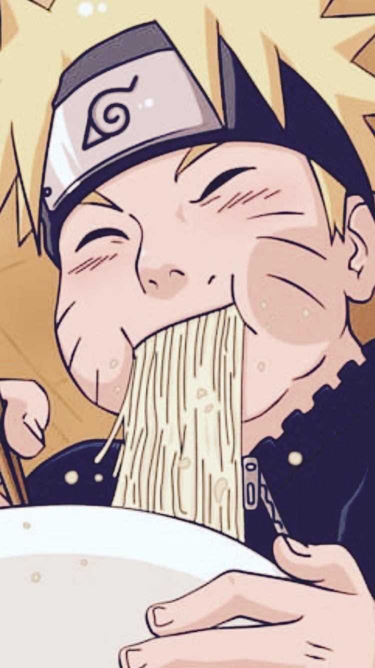 750x1340 NARUTO EATING RAMEN #naruto #wallpaper #narutoshippuden, Phone