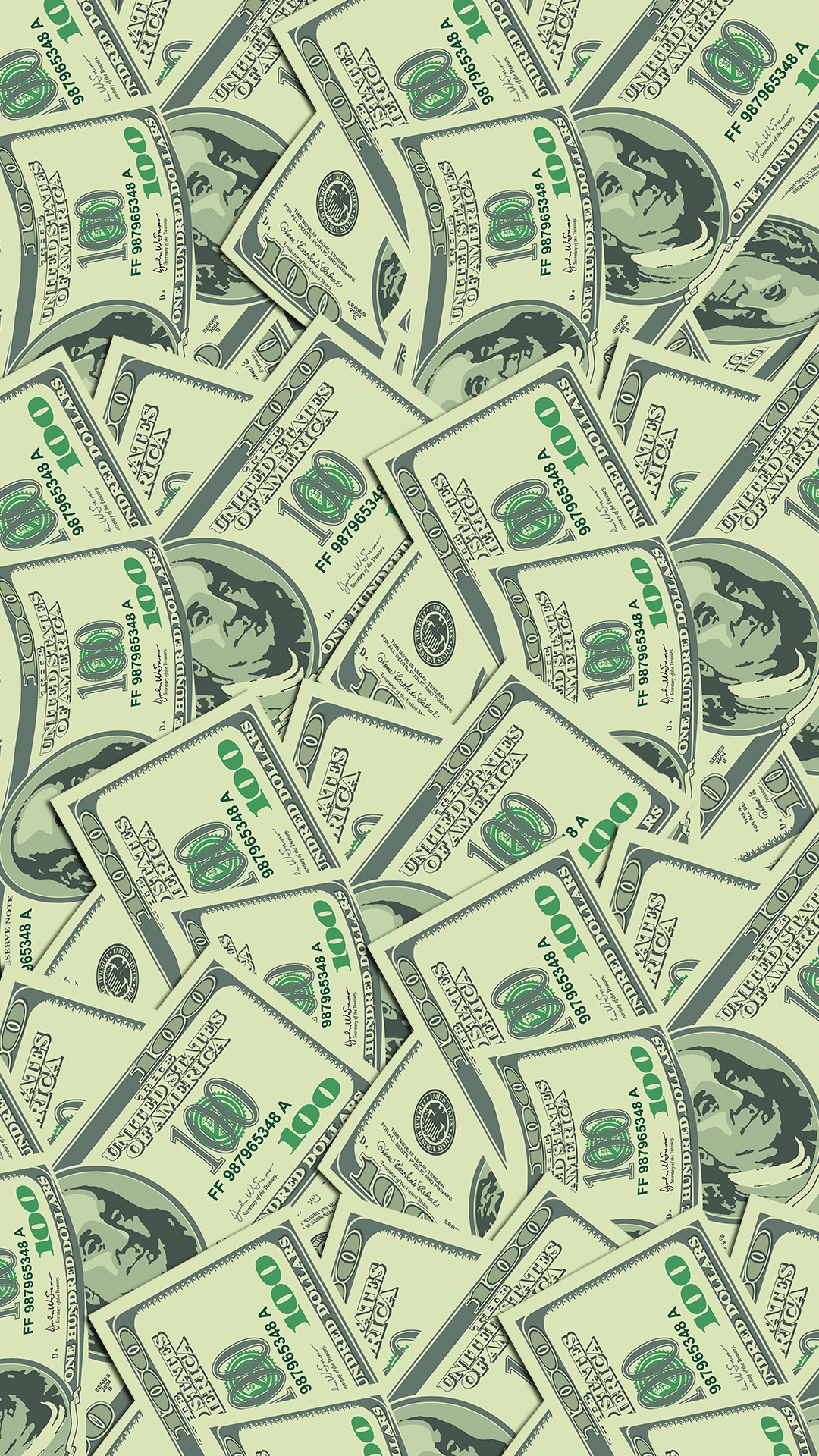 1080x1920 Hundred Dollar Bills Wallpaper 4K Phone, Phone