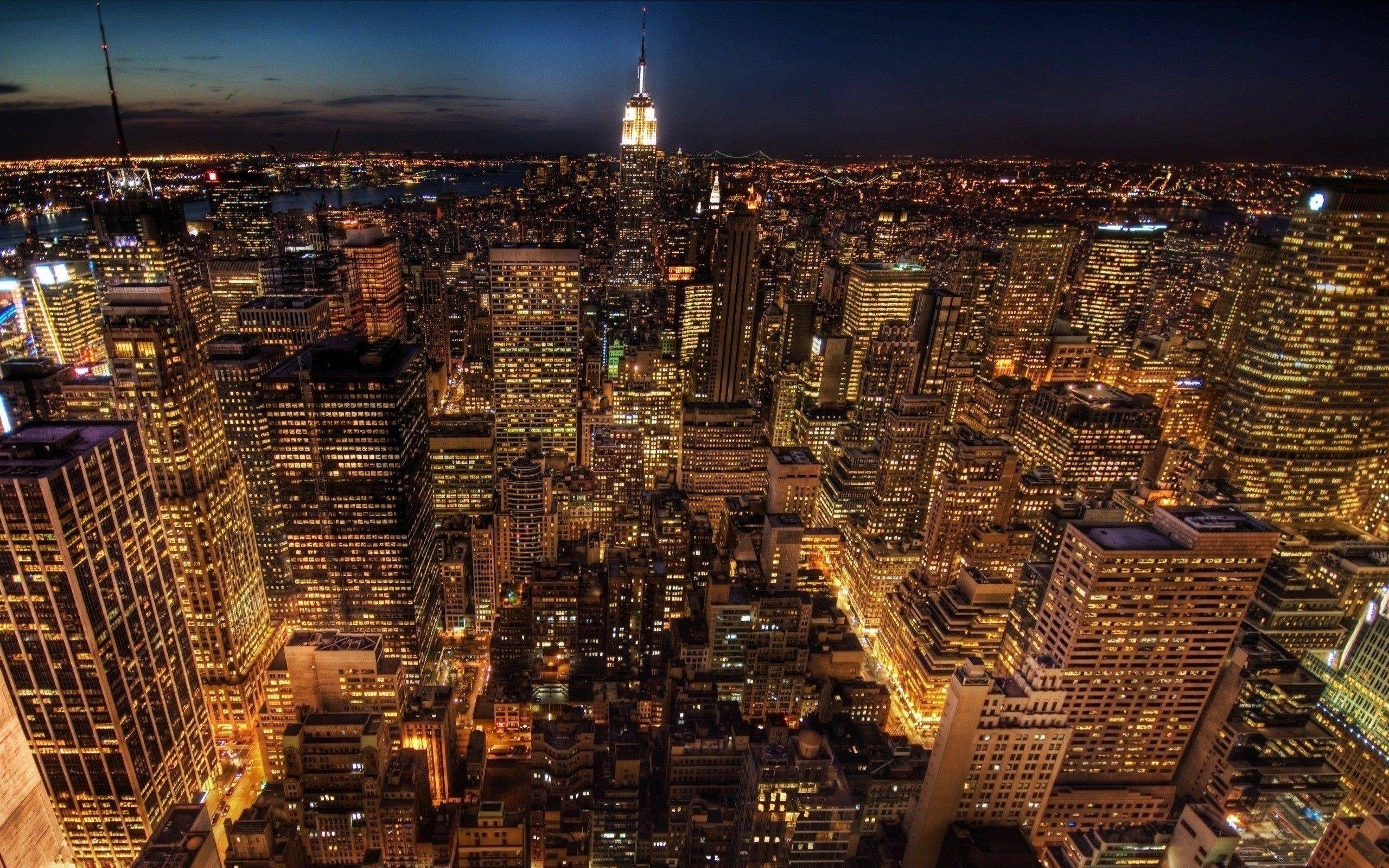 2560x1600 Best New York City Night HD Wallpaper FULL HD 1080p, Desktop