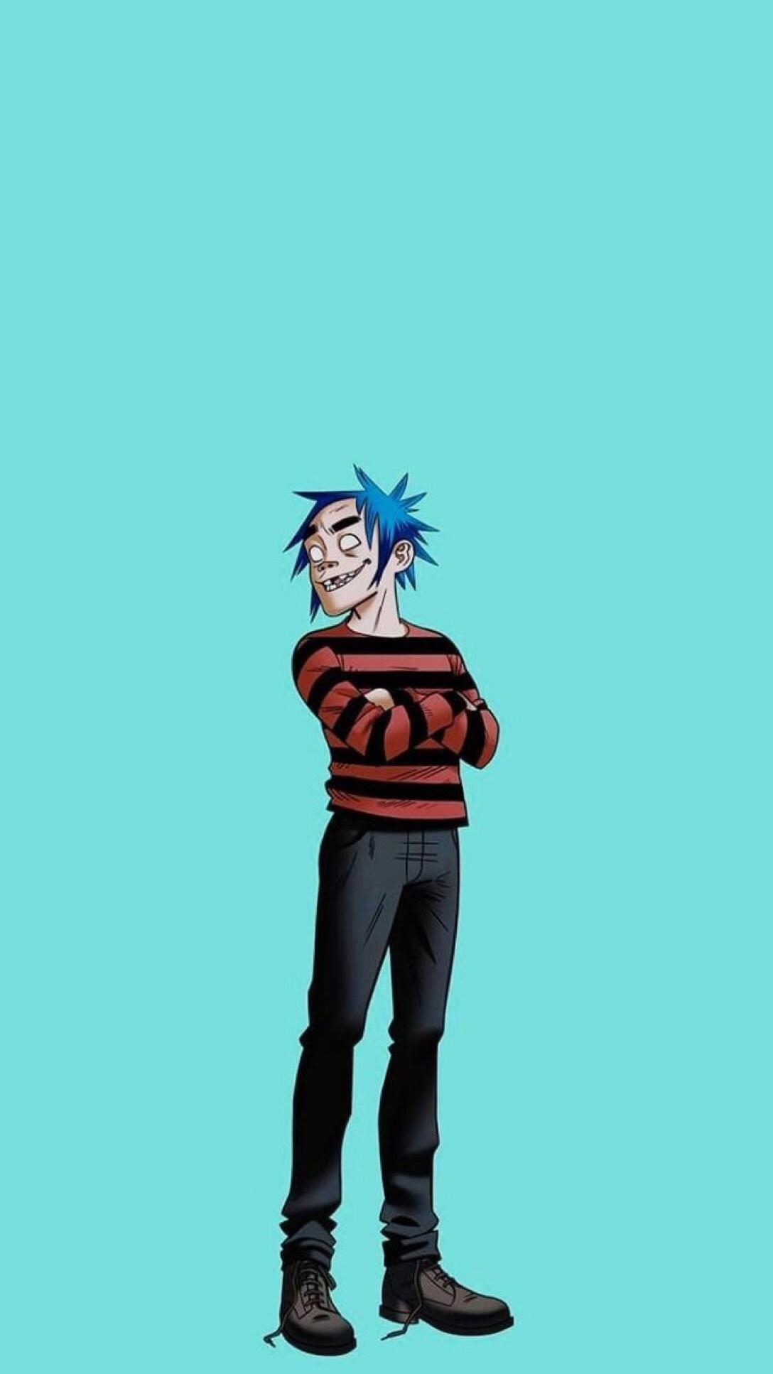 1090x1940 Gorillaz wallpaper (art by RobertFig), Phone