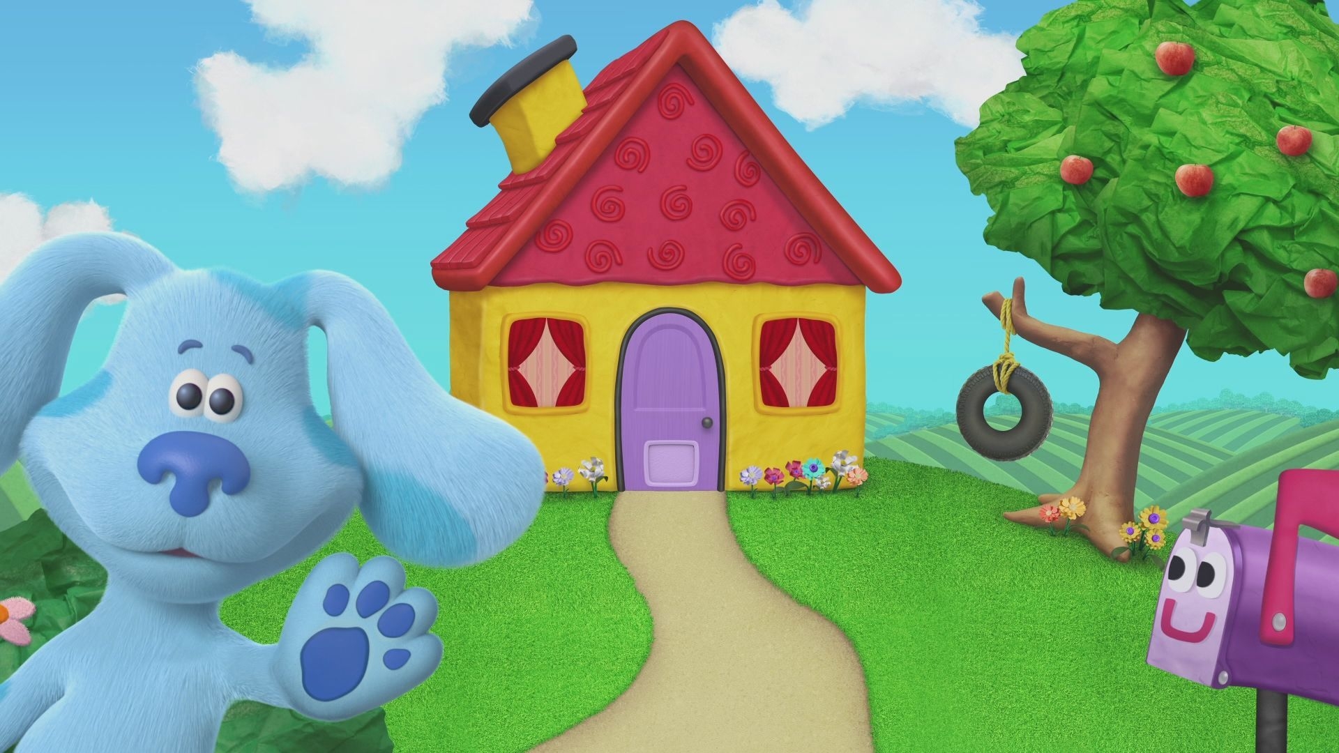 1920x1080 UPDATED: Customizable Zoom Background. Blue's clues, Nickelodeon, Classroom fun, Desktop