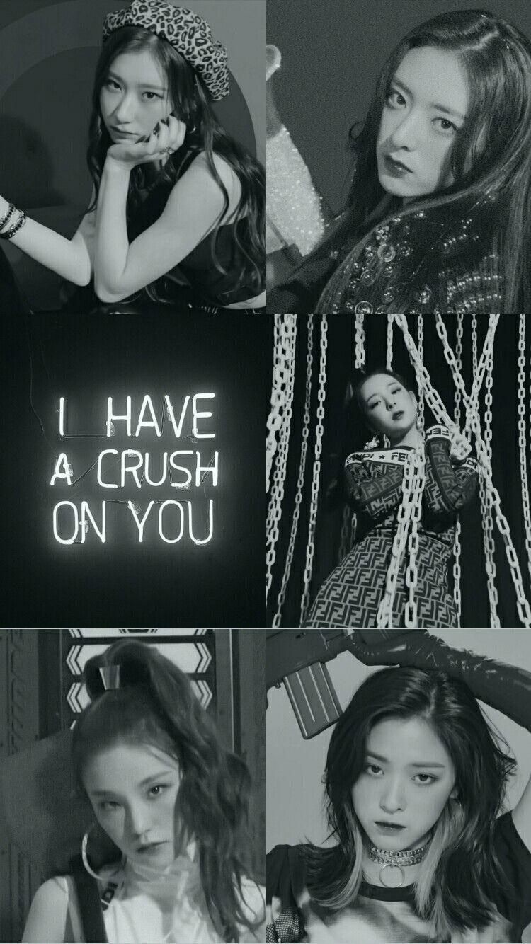 750x1340 Itzy Aesthetic Wallpaper Lockscreen #Yuna #Chaeryeong #Lia #Ryujin, Phone