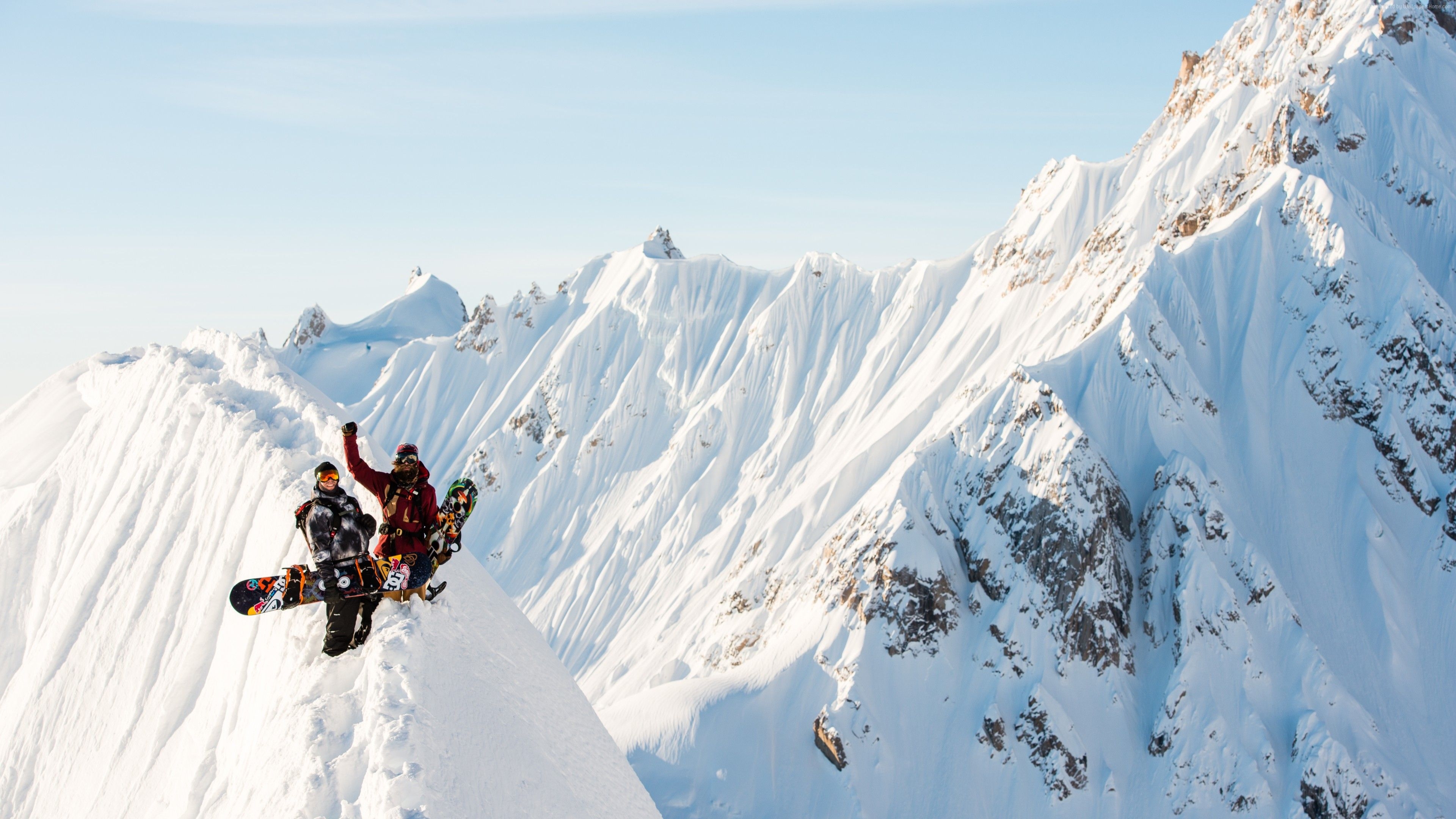 3840x2160 Wallpaper The Fourth Phase, 5k, 4k wallpaper, 8k, Travis Rice, snow, mountains, snowboarding, Sport htt. Snowboarding, Transworld snowboarding, Mountain wallpaper, Desktop