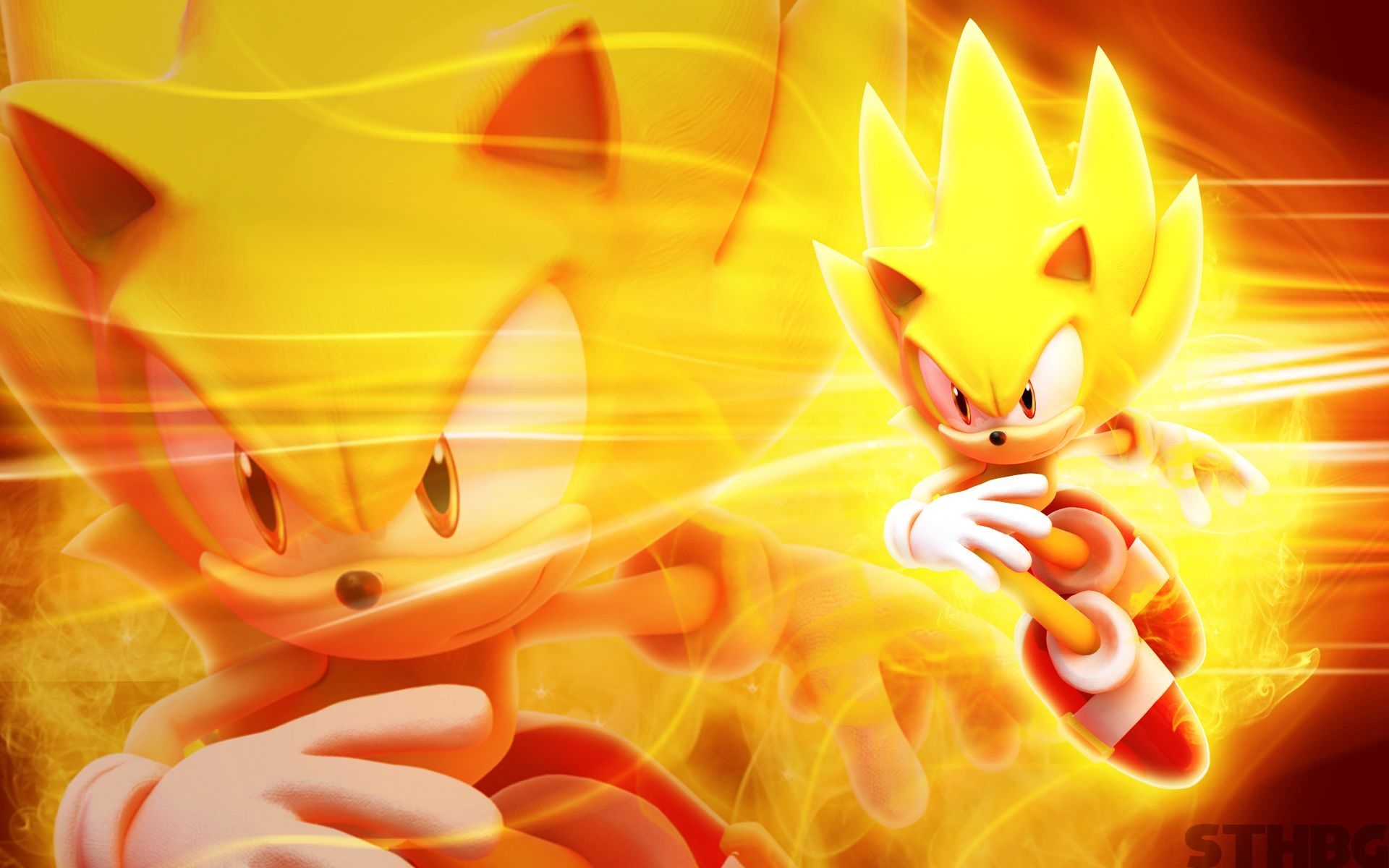 1920x1200 Super Sonic The Hedgehog Wallpaper, Desktop