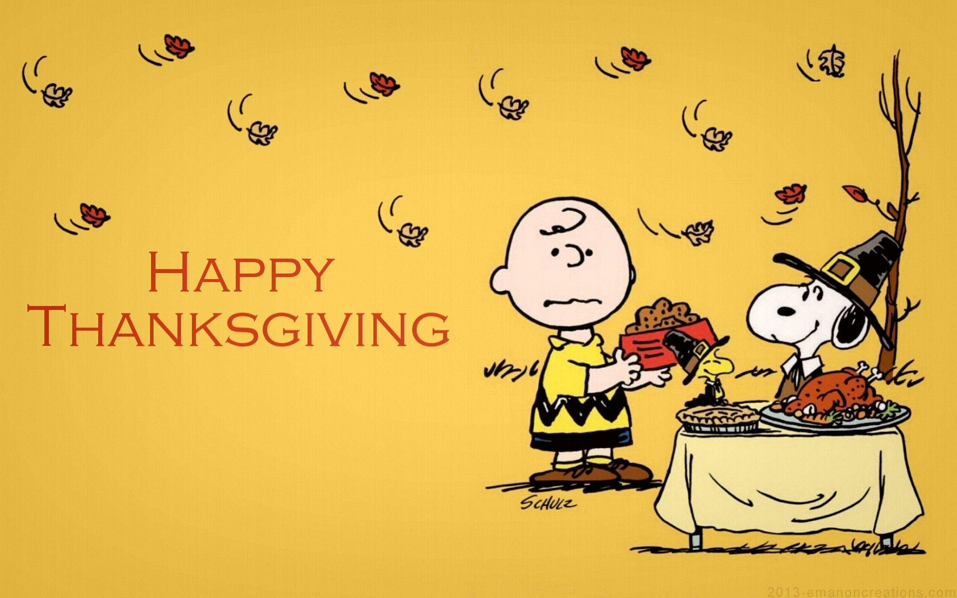 1920x1200 Snoopy Thanksgiving Wallpaper, Desktop