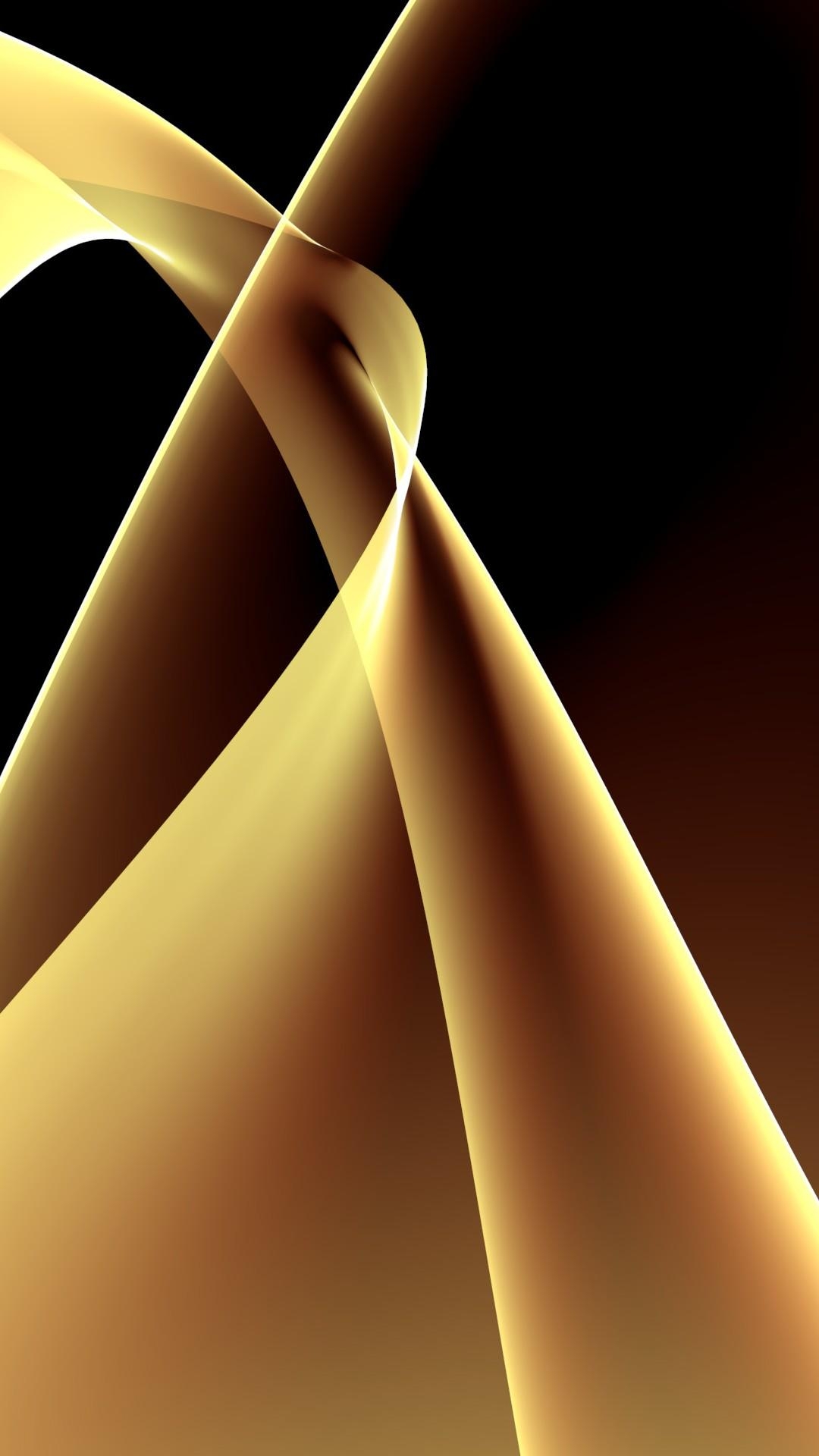 1080x1920 iPhone X Wallpaper Black and Gold 3D iPhone Wallpaper, Phone