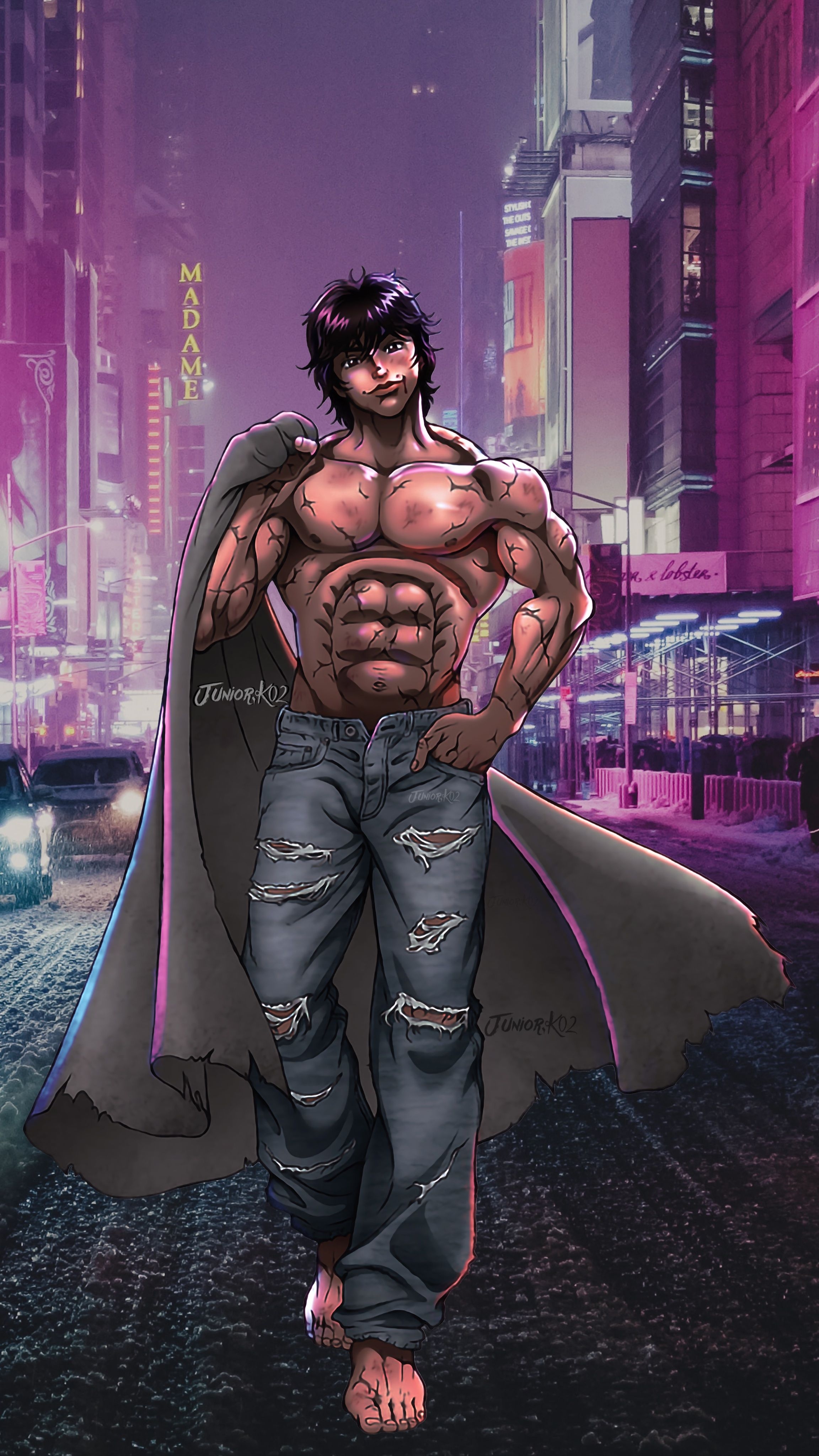 2310x4100 Baki Wallpaper Explore more Akita Shoten, Grappler Baki, Hero, Japanese, Keisuke Itagaki wallpaper.. Anime fight, Free HD wallpaper, One piece comic, Phone