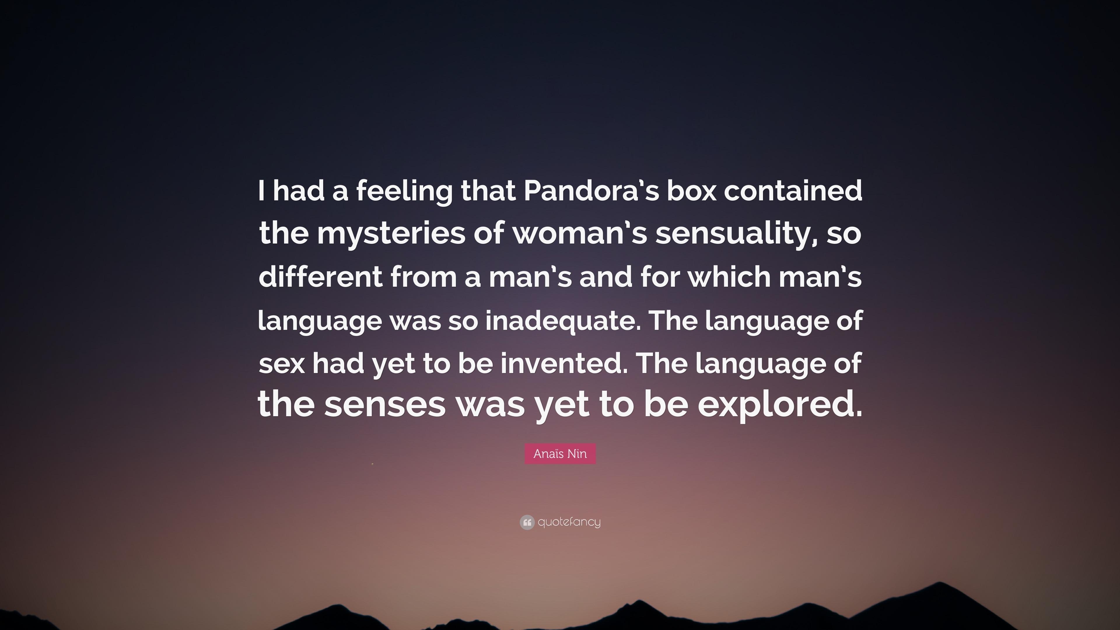 3840x2160 Anaïs Nin Quote: “I had a feeling that Pandora's box, Desktop