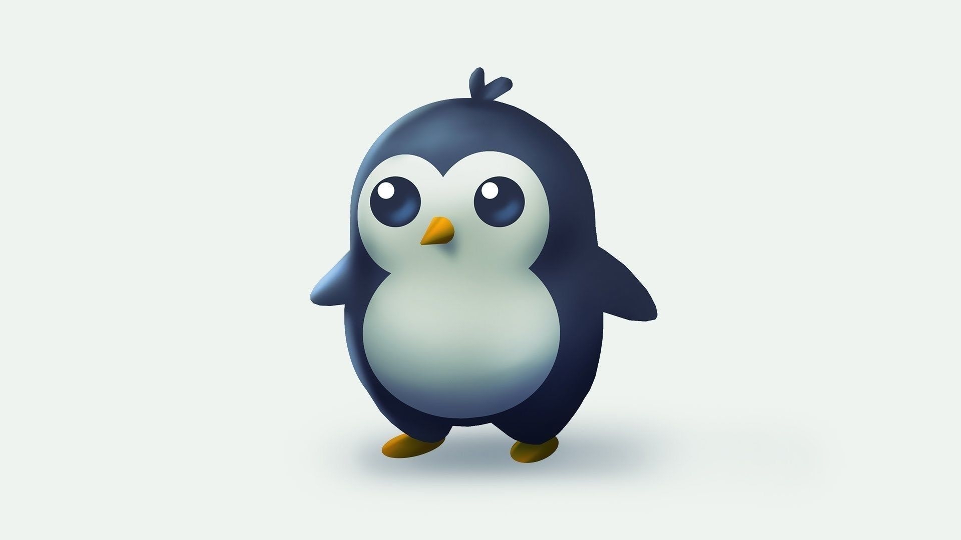 1920x1080 1920x Baby Penguin Wallpaper Group Data Id Cute Penguin Drawing, Desktop