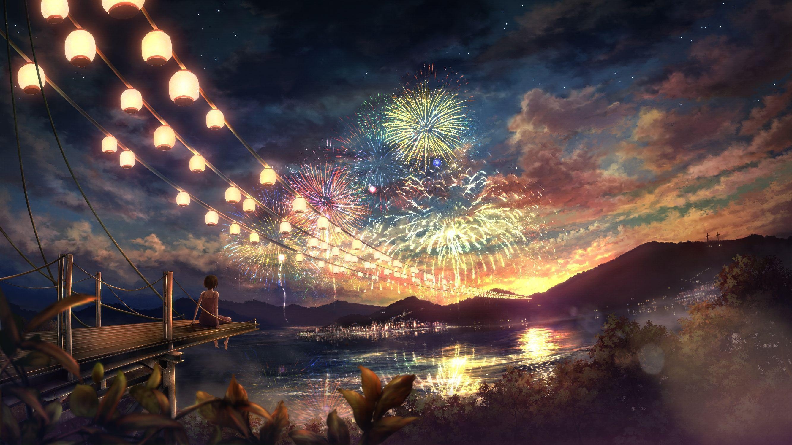 2670x1500 Anime Scenery Wallpaper. Beautiful Anime Scenery Wallpaper, Desktop