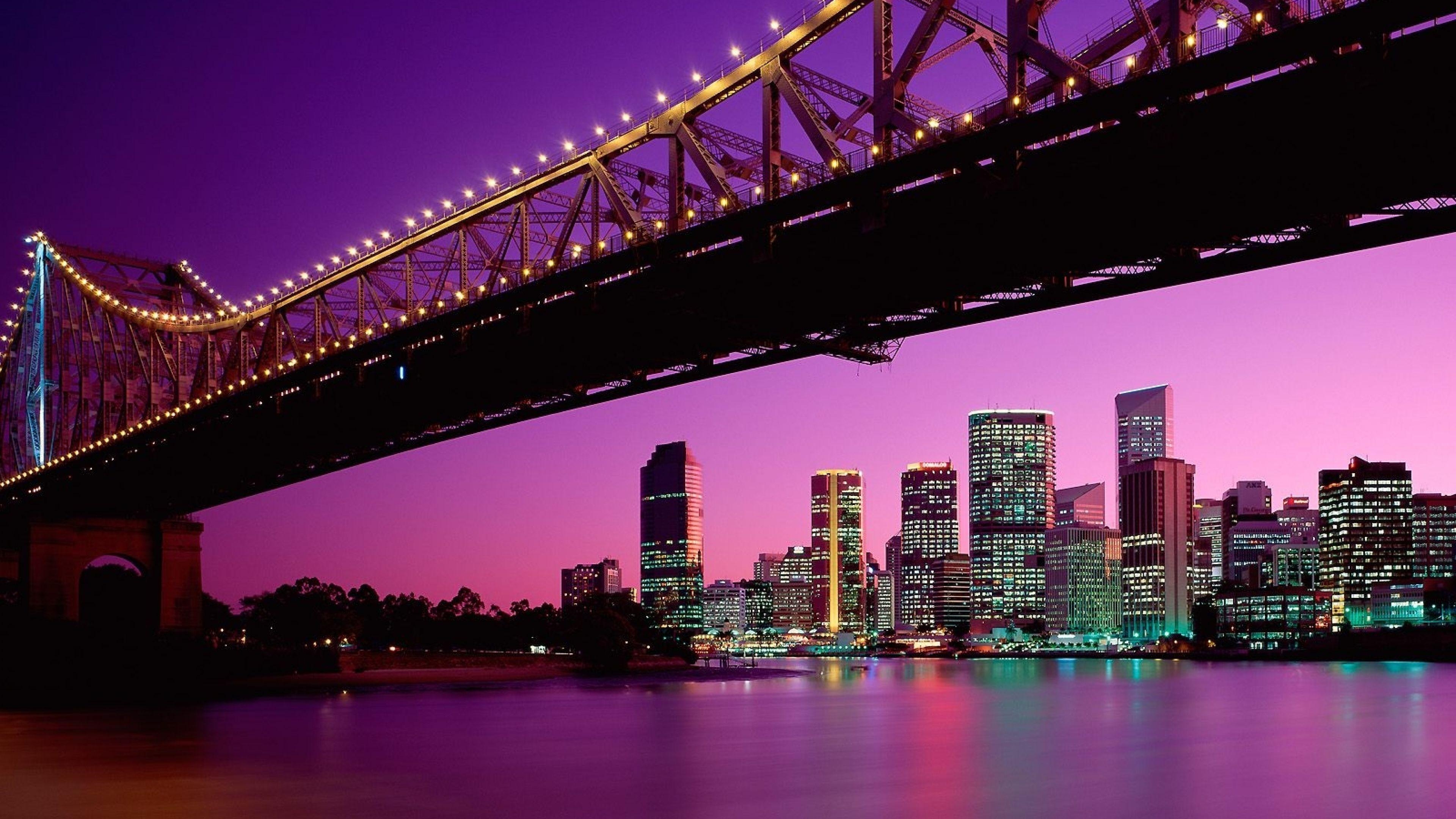 3840x2160 4K Ultra HD Brisbane Wallpaper HD, Desktop Background, Desktop