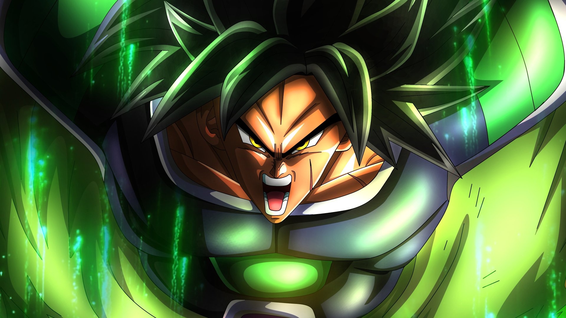 1920x1080 Super Saiyan Green HD Wallpaper and Background, Desktop