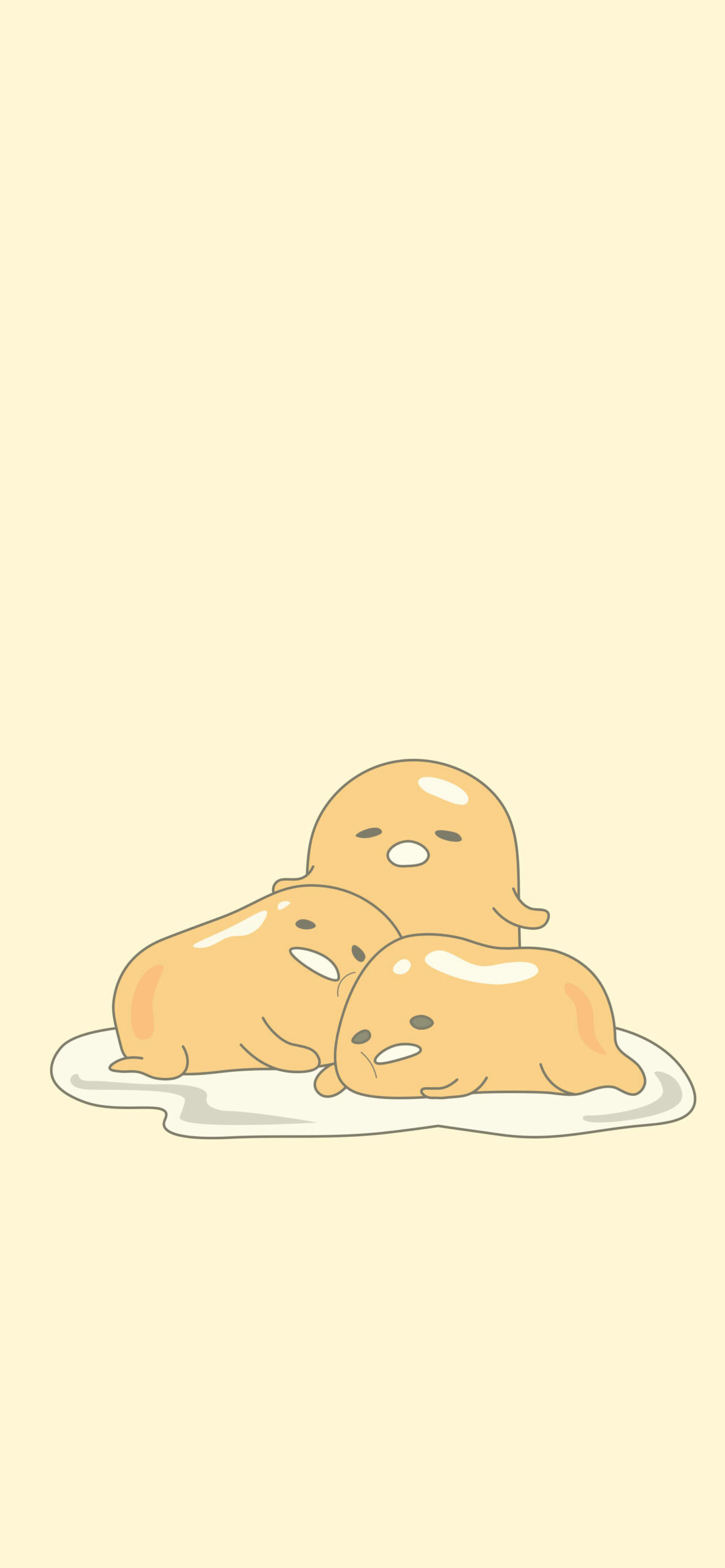 1190x2560 Gudetama Yellow Wallpaper, Phone