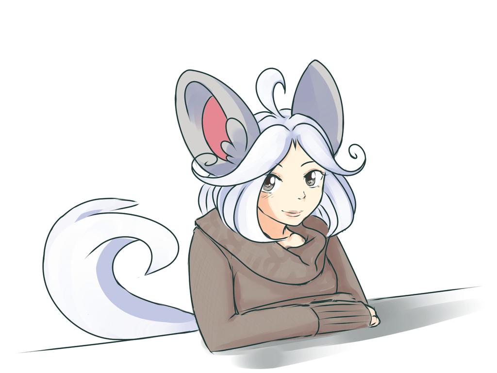 1030x770 Cinccino gijinka, Desktop