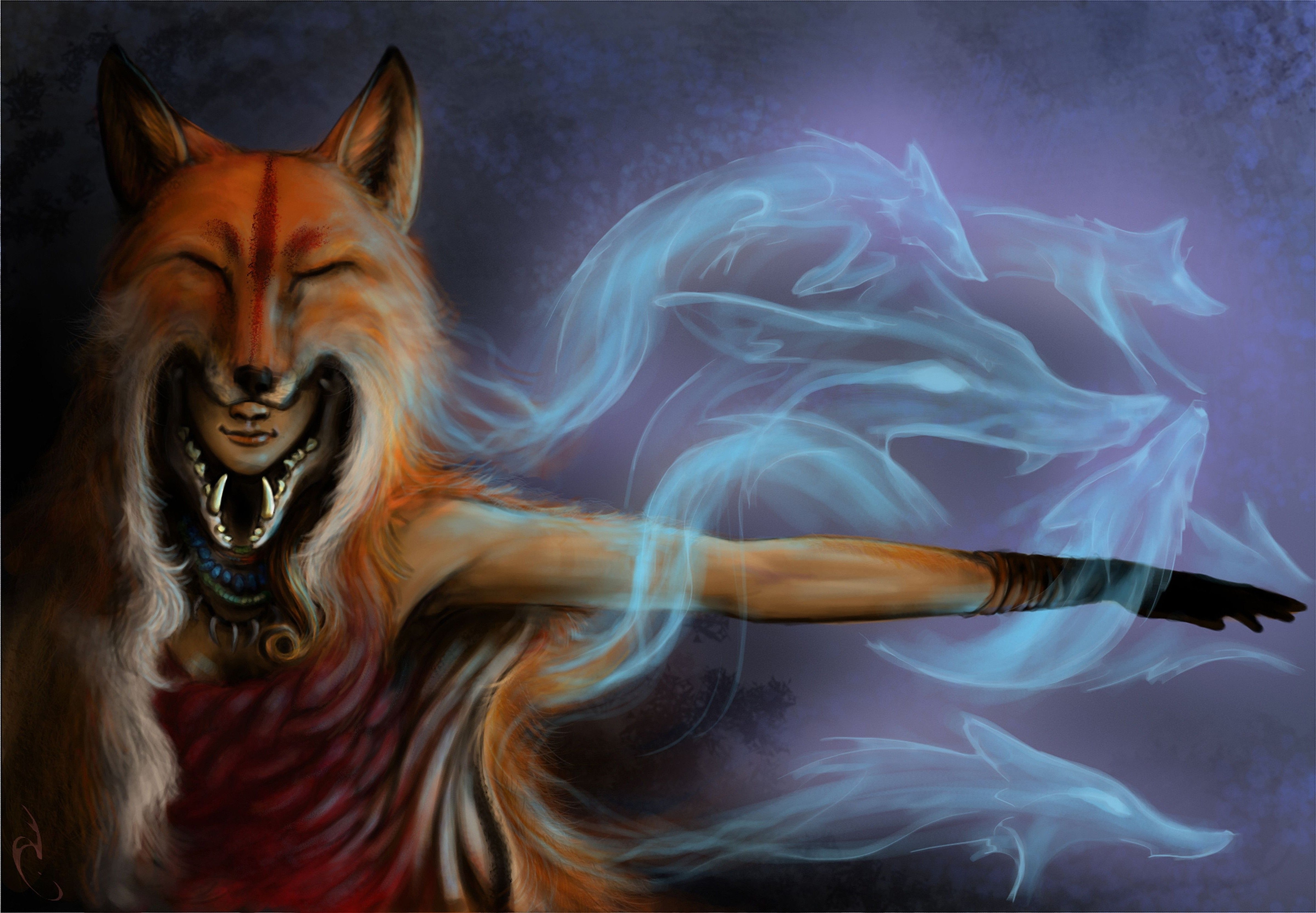 4810x3330 Fantasy Fox Wallpaper 16 X 3330, Desktop