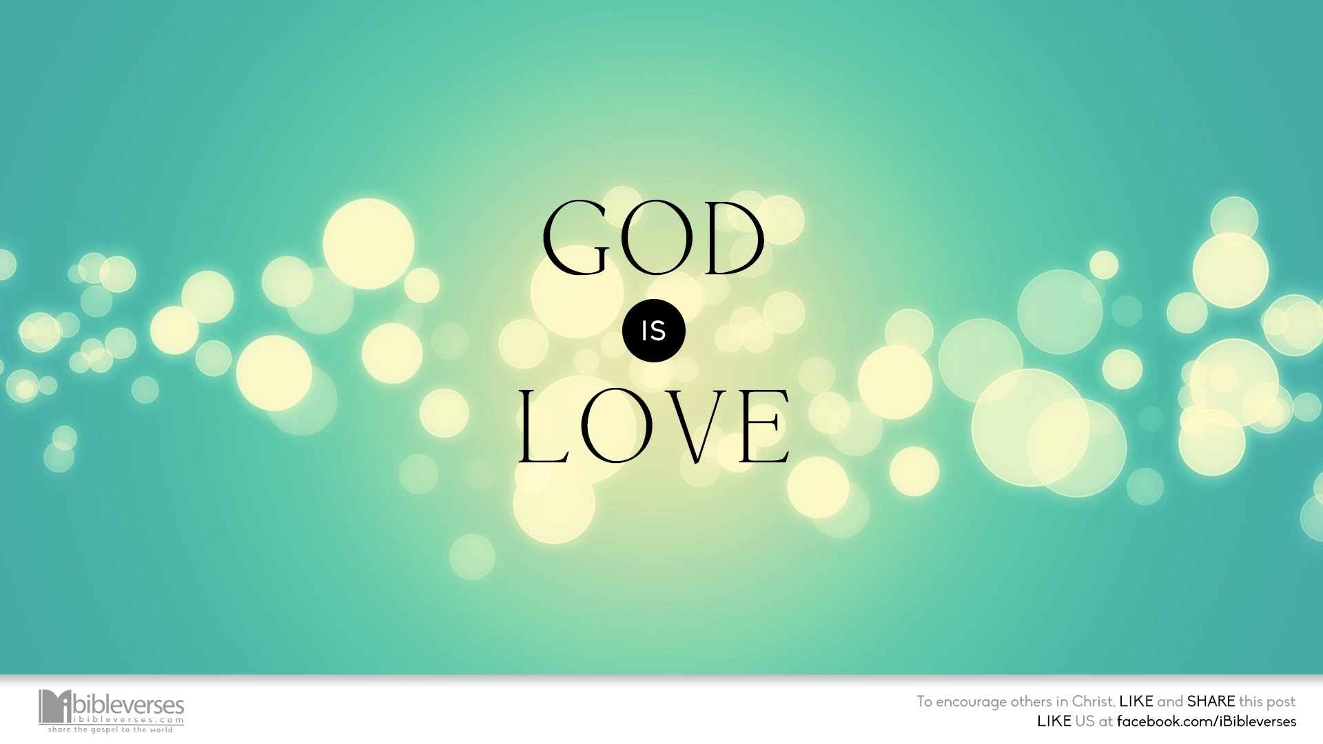 1920x1080 Wallpaper God Is Love Verse, Desktop