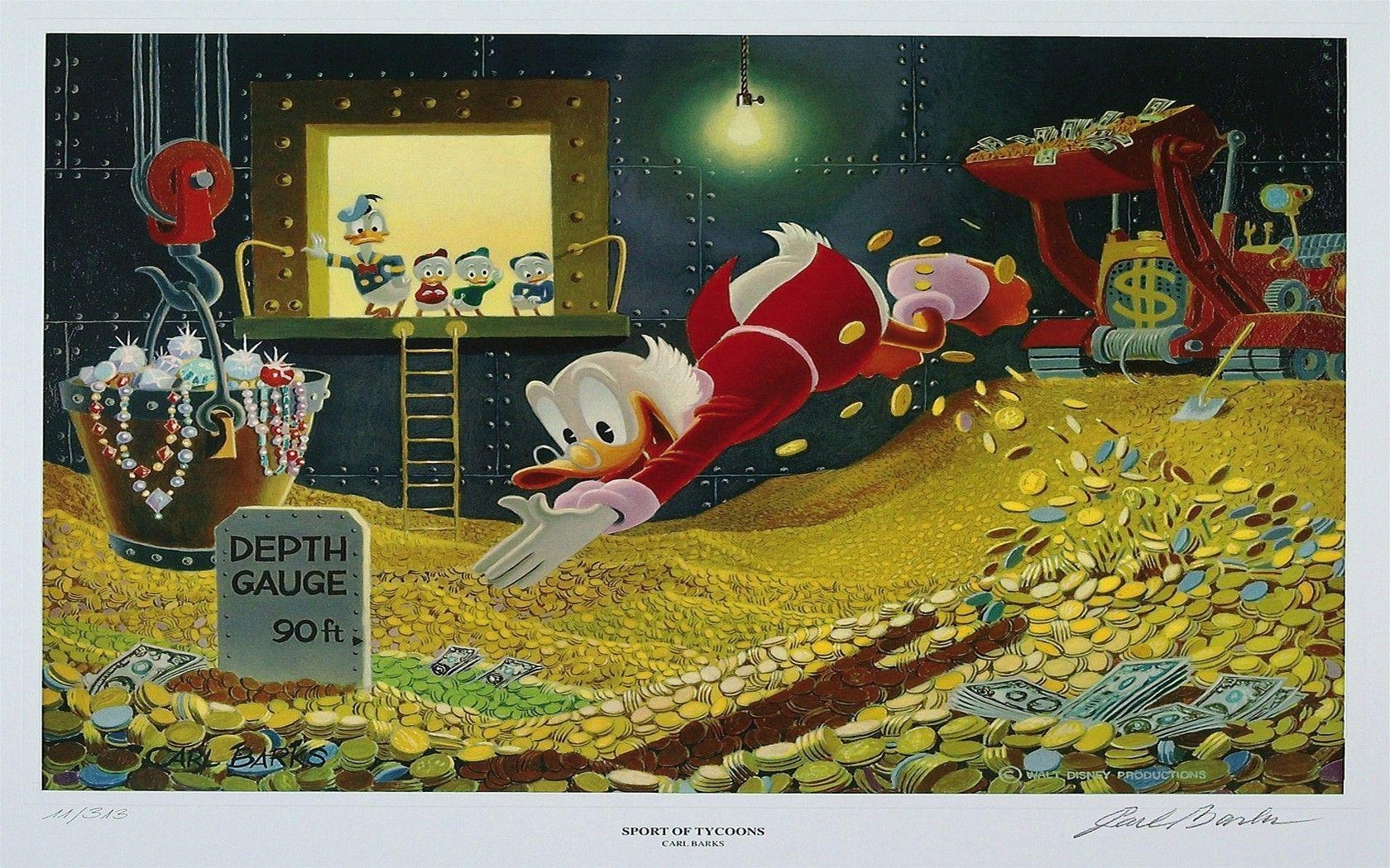 1680x1050 Scrooge Mcduck Wallpaper, Desktop