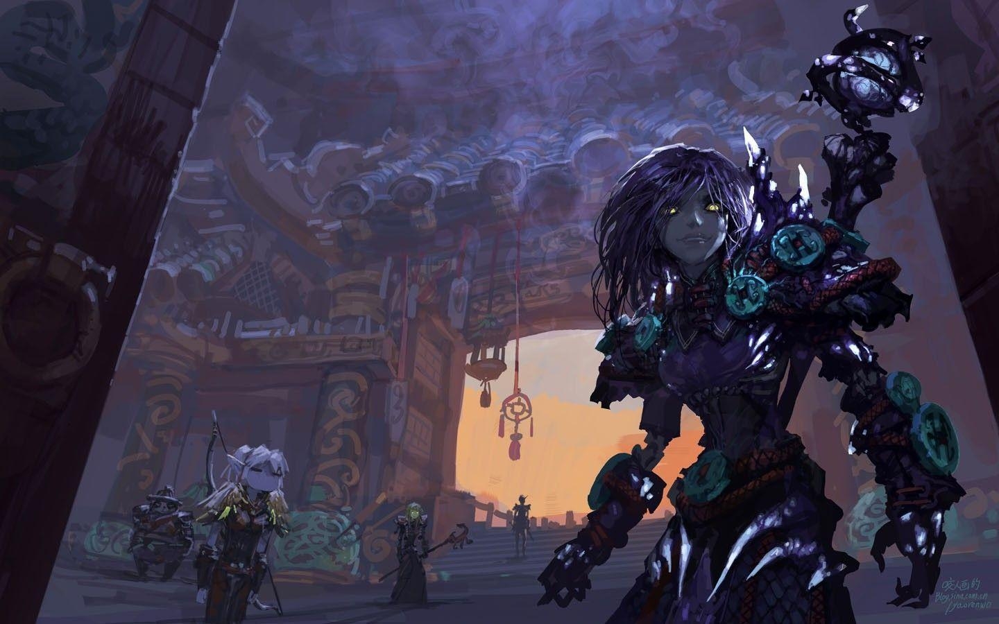 1440x900 World Of Warcraft Warlock, Desktop