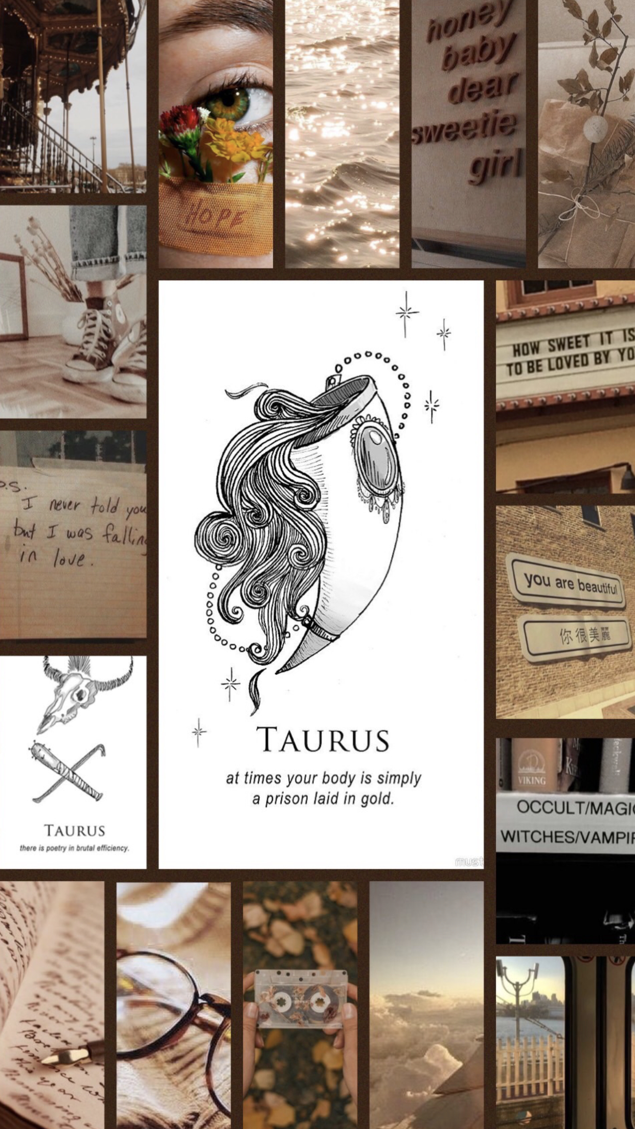 1250x2210 Taurus aesthetic wallpaper. Zodiac signs taurus, Taurus wallpaper, Astrology taurus, Phone