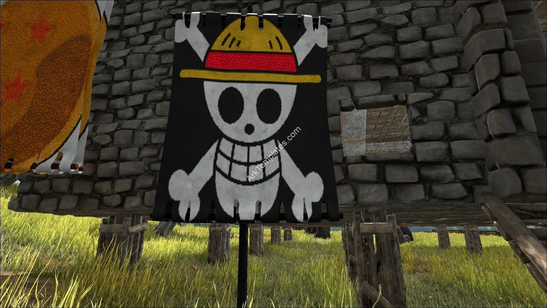 1920x1080 Straw Hat Jolly Roger Pirate Flag. Ark, Desktop