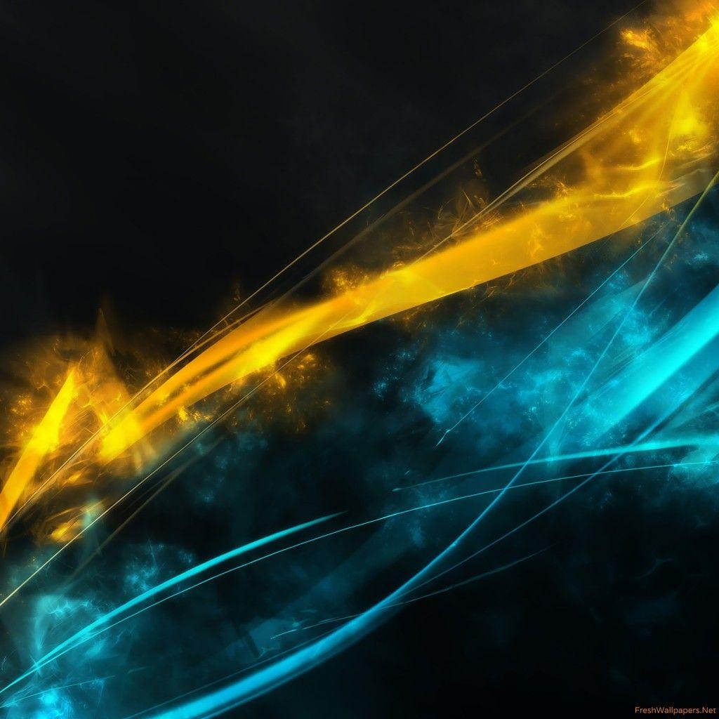 1030x1030 Spectacular Blue And Yellow Abstract wallpaper, Phone